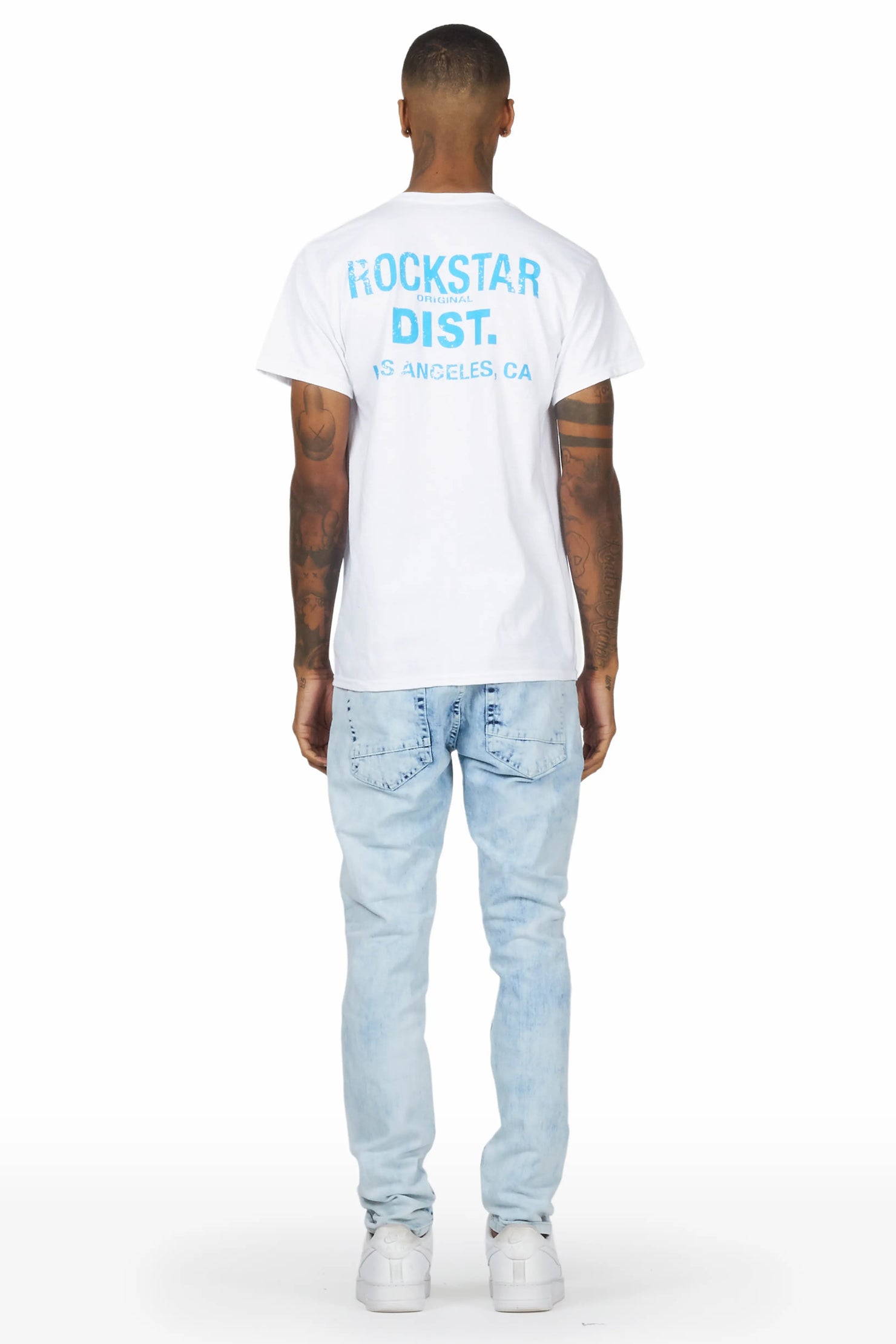 Lake White/Blue T-Shirt/Slim Fit Jean Bundle