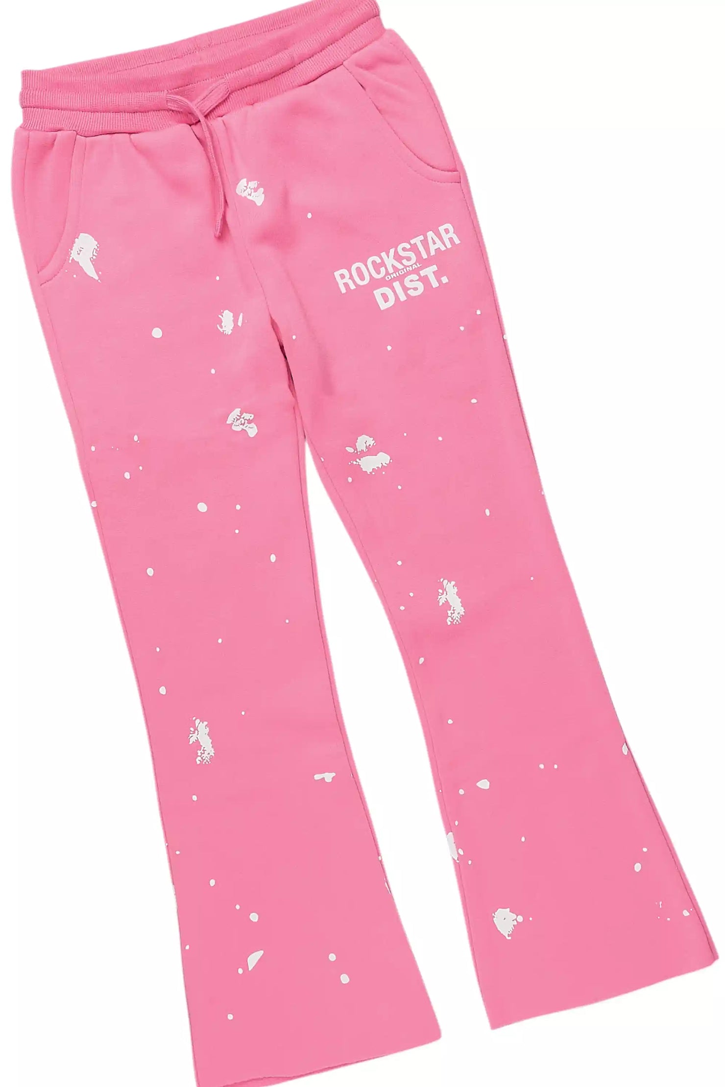 Girls Halloway Bubblegum Zip Up Stacked Flare Track Set