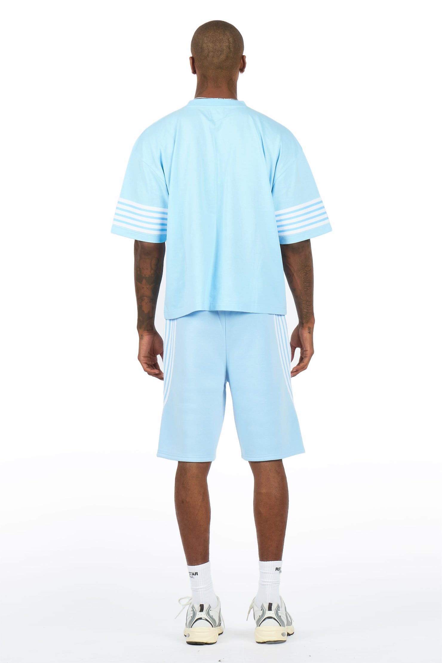 Rulik Light Blue T-Shirt/Short Set