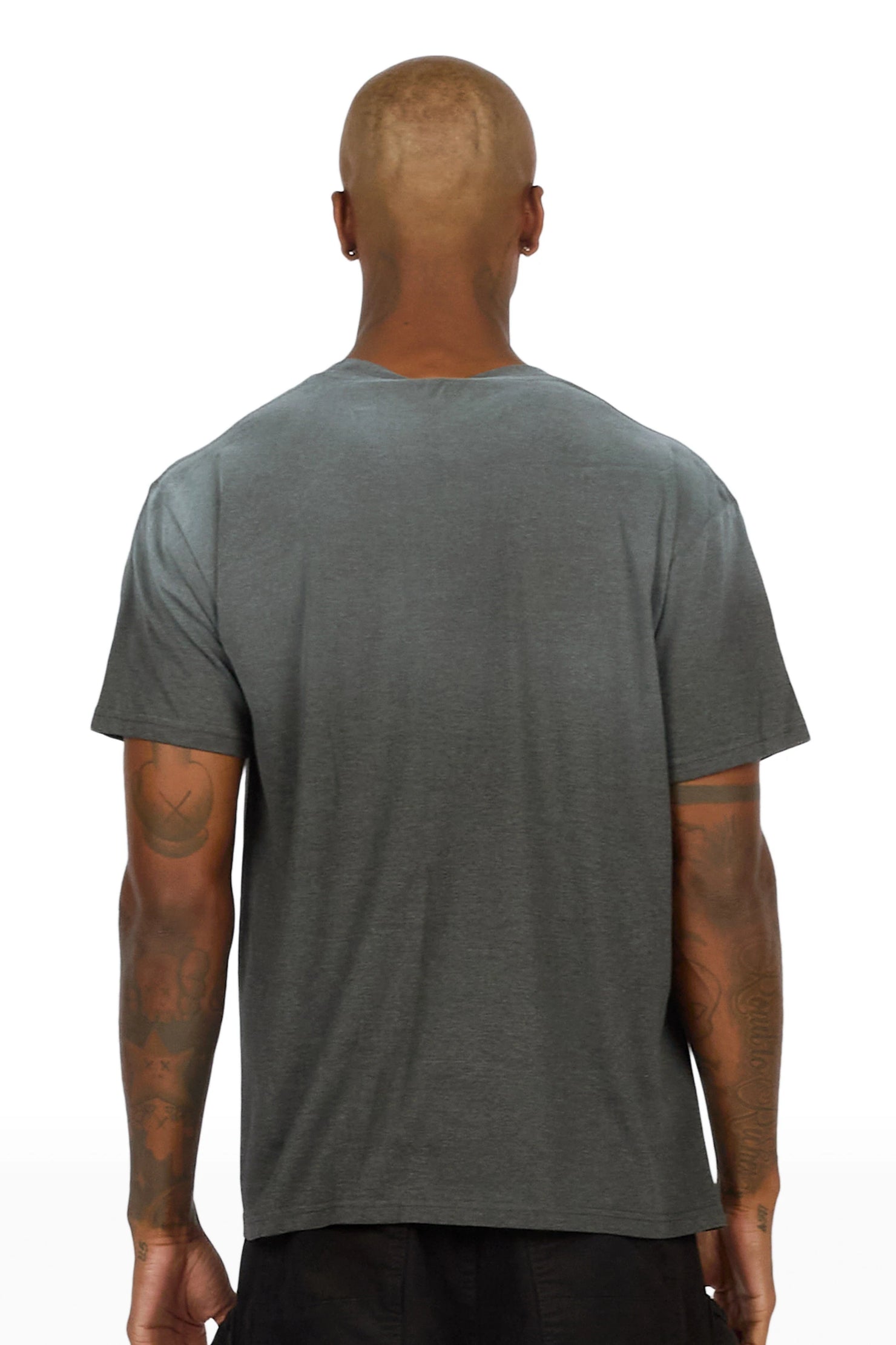 Kearney Charcoal Oversized Graphic T-Shirt