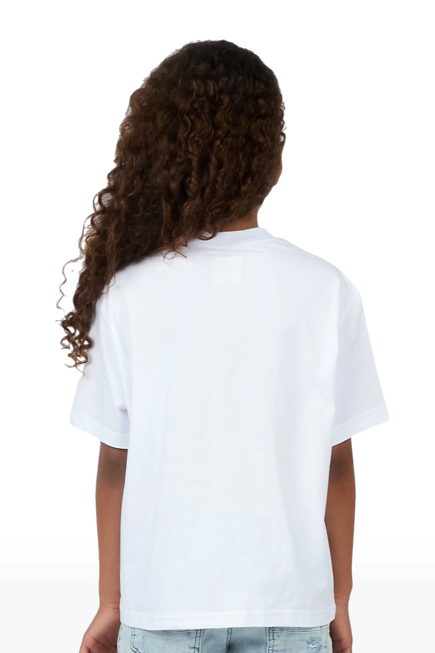 Girls Kanni White Graphic T-Shirt