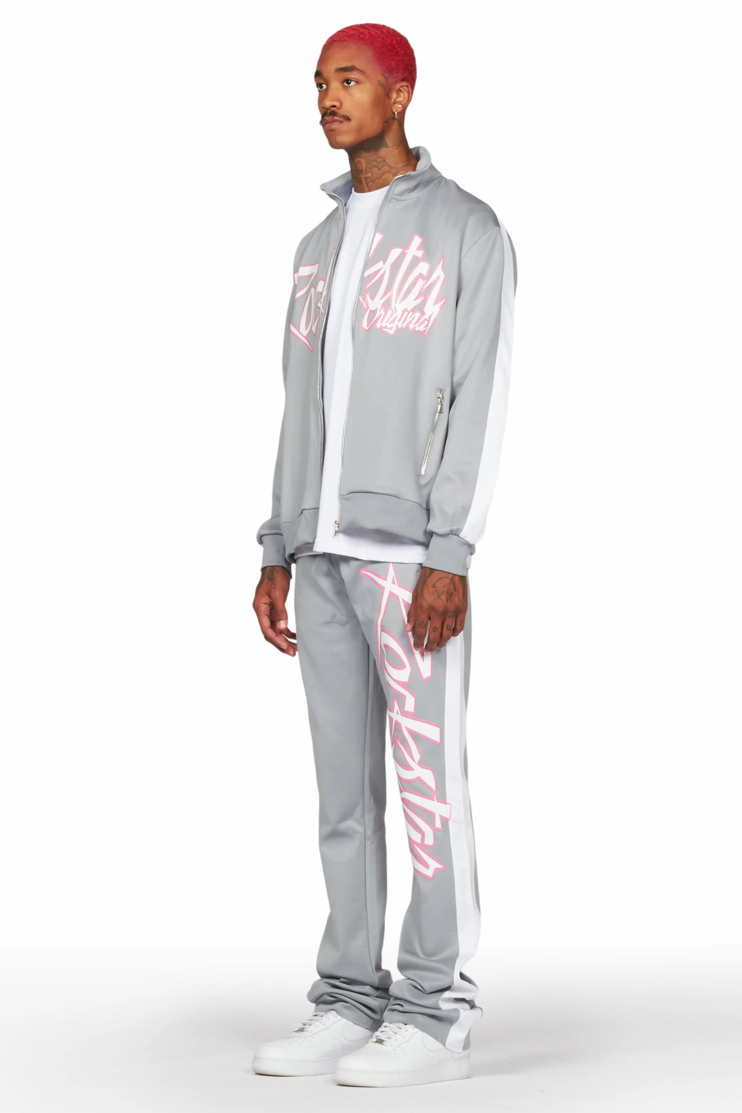 Kalibre Grey Tricot Super Stacked Track Set