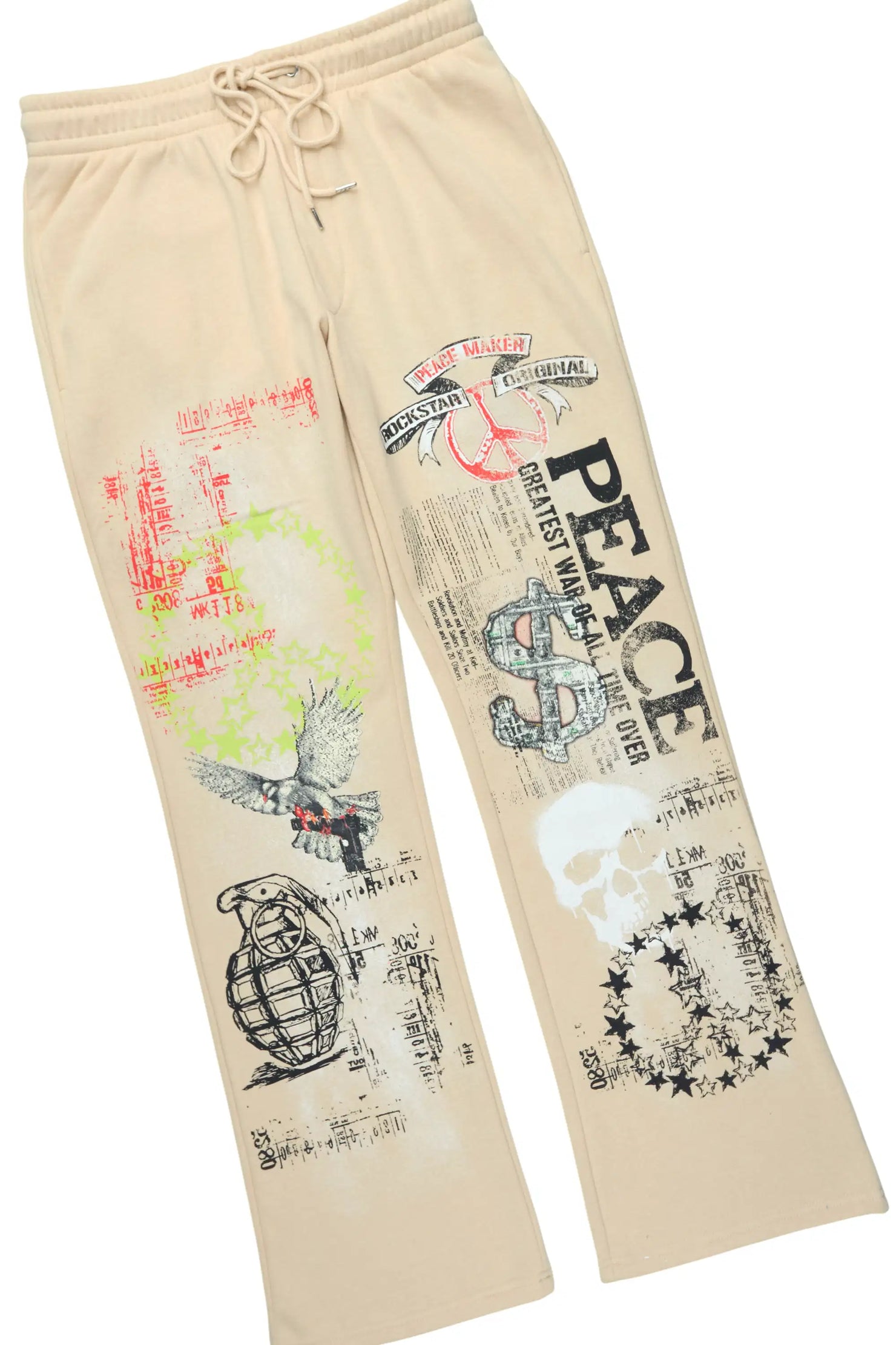 Seiko Beige Hoodie Baggy Track Set