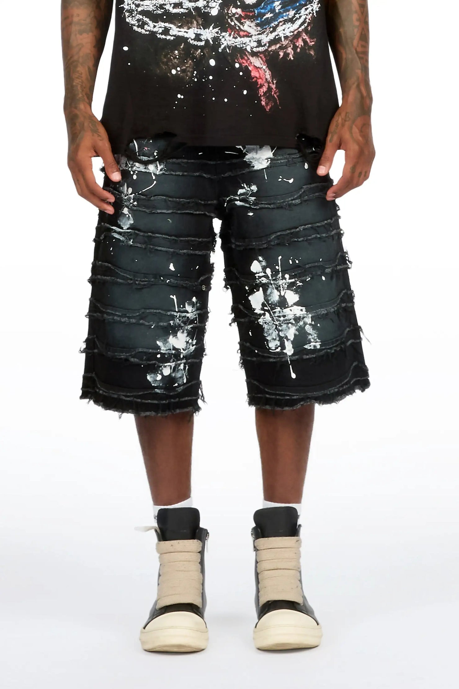 Garson Black Painter Jort