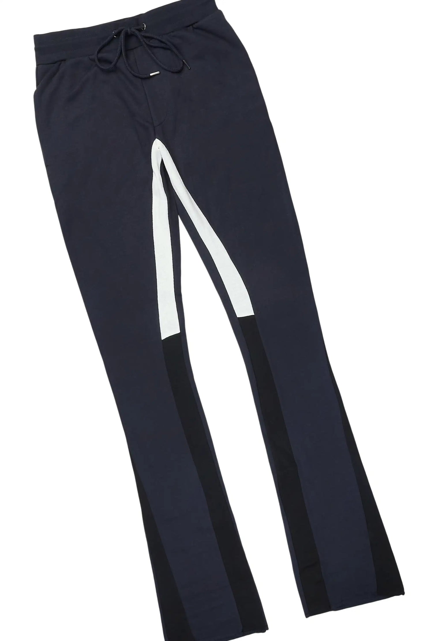 Basic Charcoal Hoodie/Stacked Flare Track Set