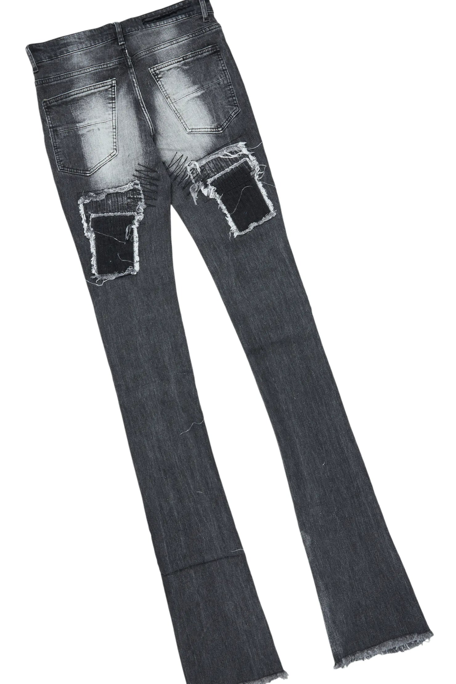 Banyan White T-Shirt & Camden Super Stacked Flare Jean Bundle