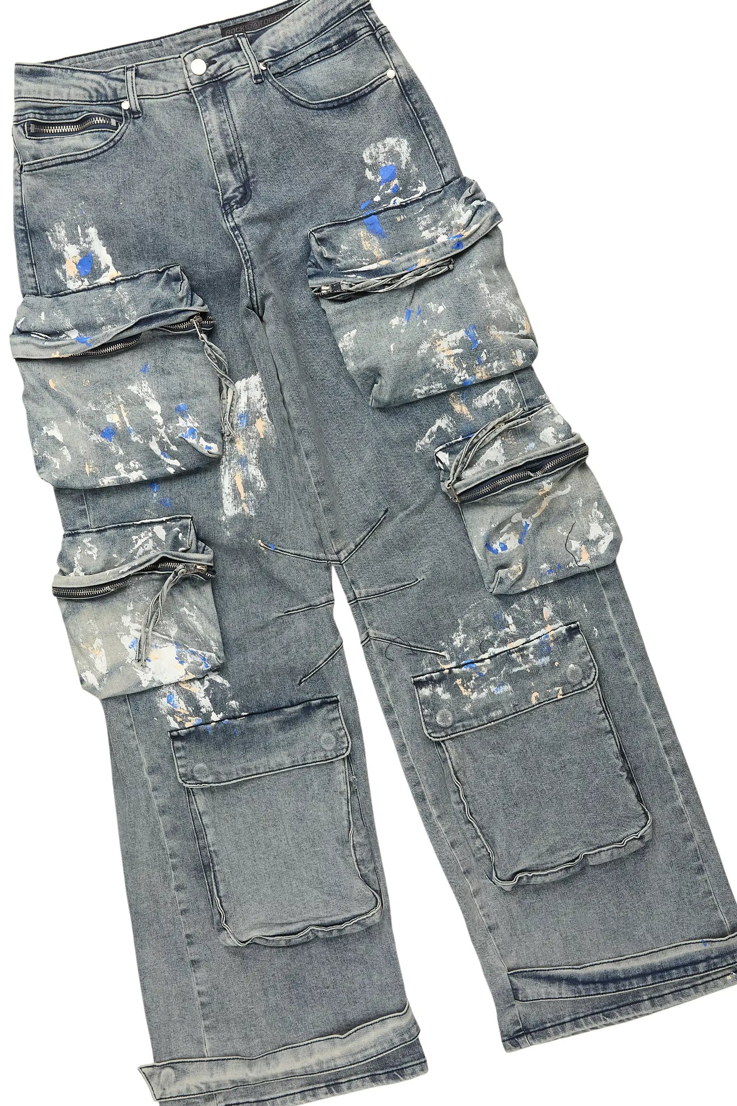 Burial Royal Oversized Graphic T-Shirt/Baggy Cargo Jean Bundle