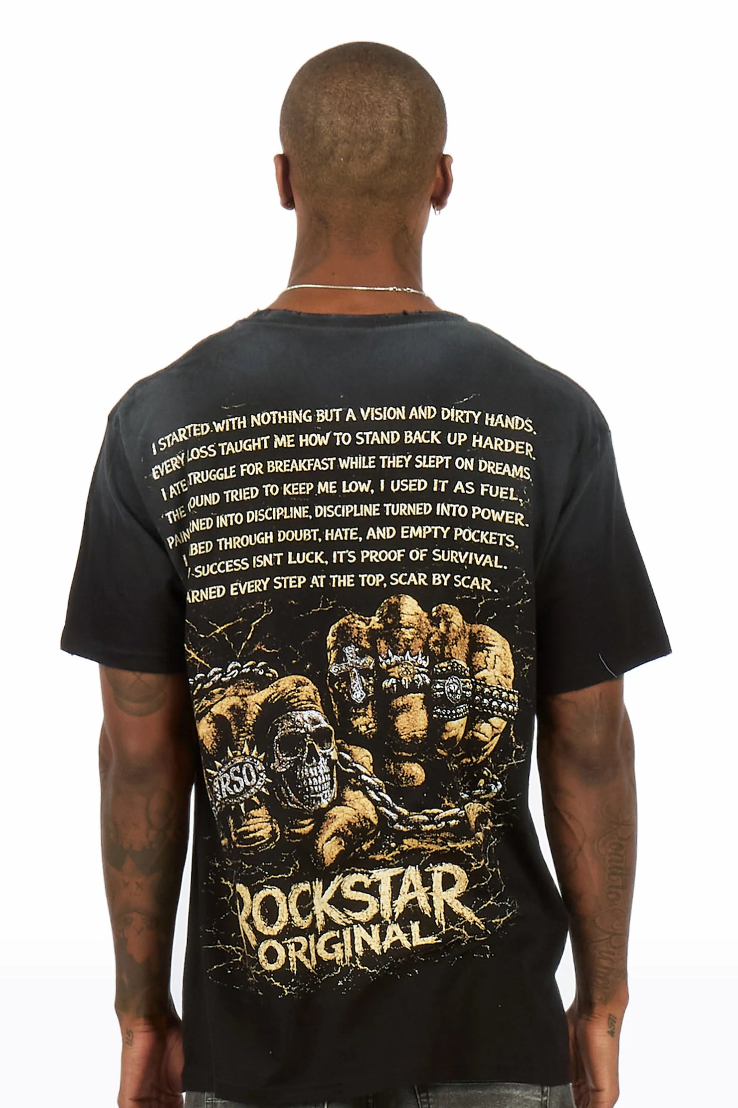 Sorrell Black Oversized Graphic T-Shirt