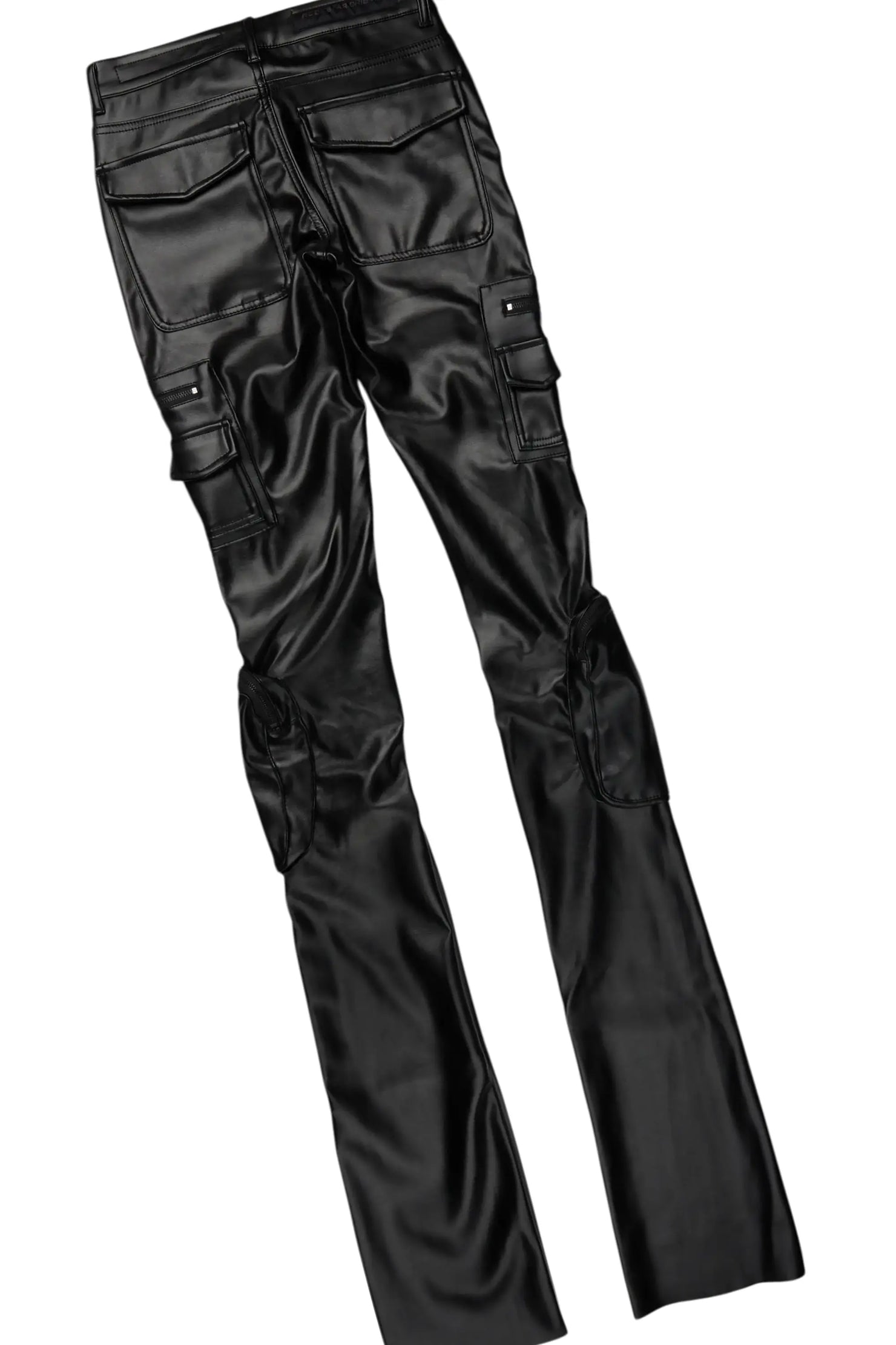 Boaz Black Mohair Hoodie & Sutton Super Stacked Flare PU Jean Bundle