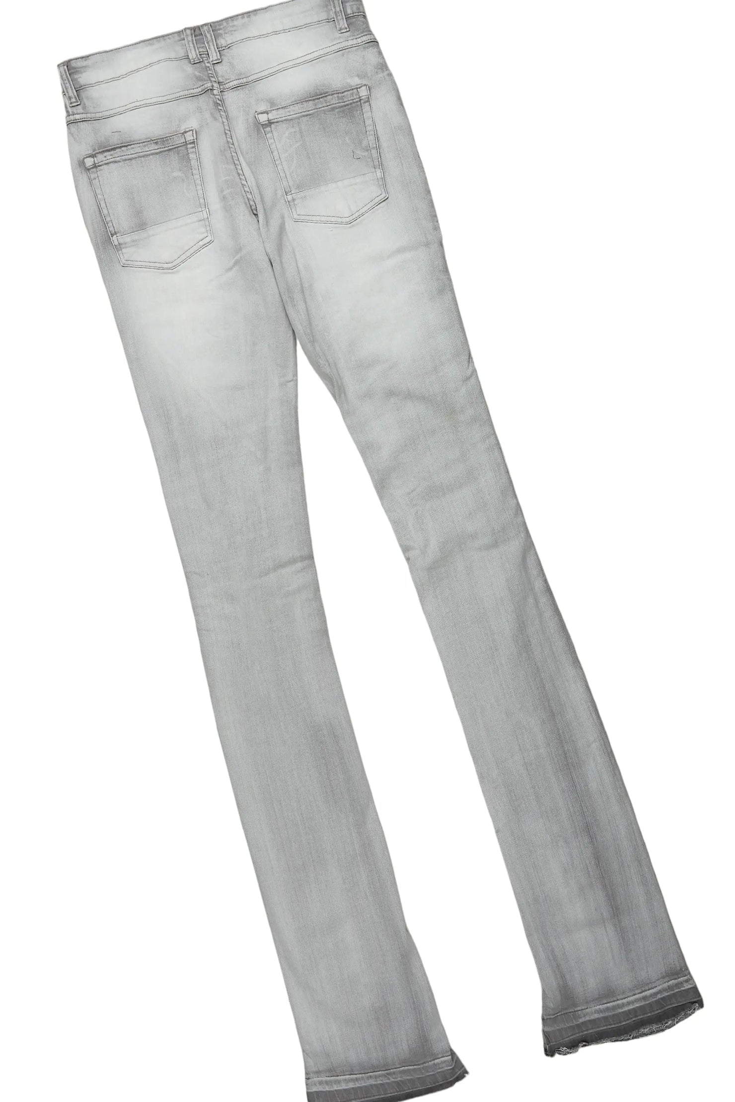 Frago White/Grey T-Shirt Stacked Flare Jean Bundle