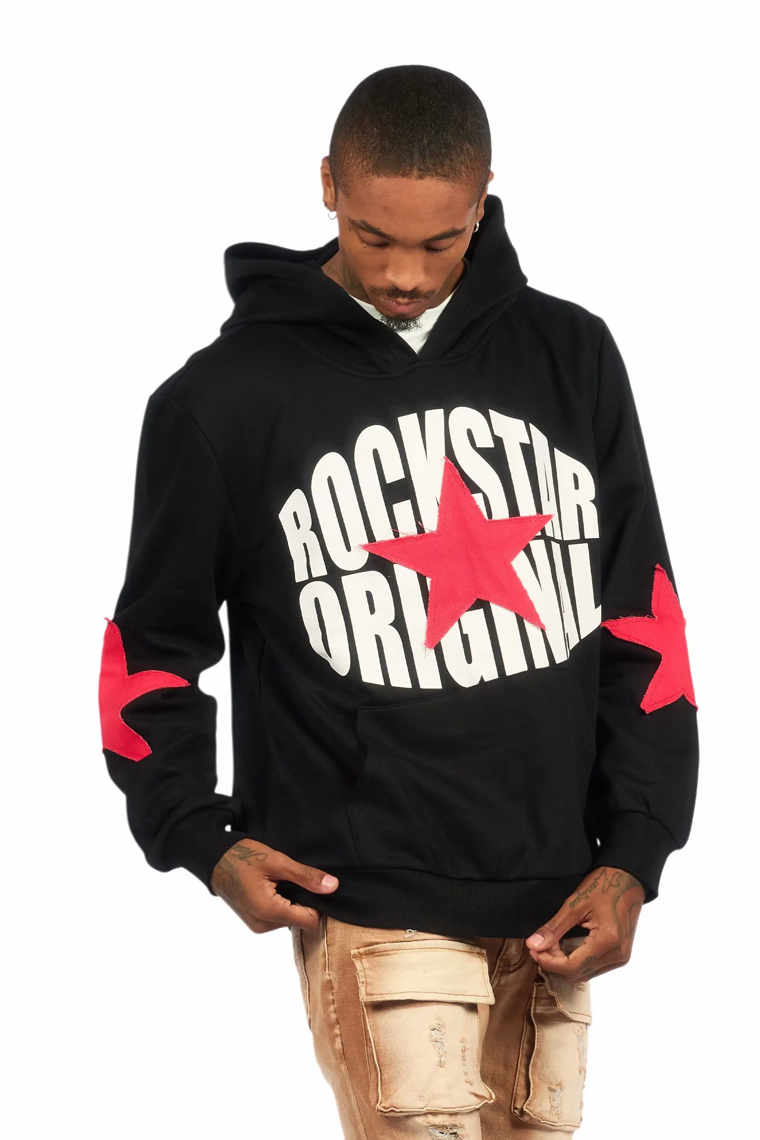 States 2.0 Black Graphic Hoodie