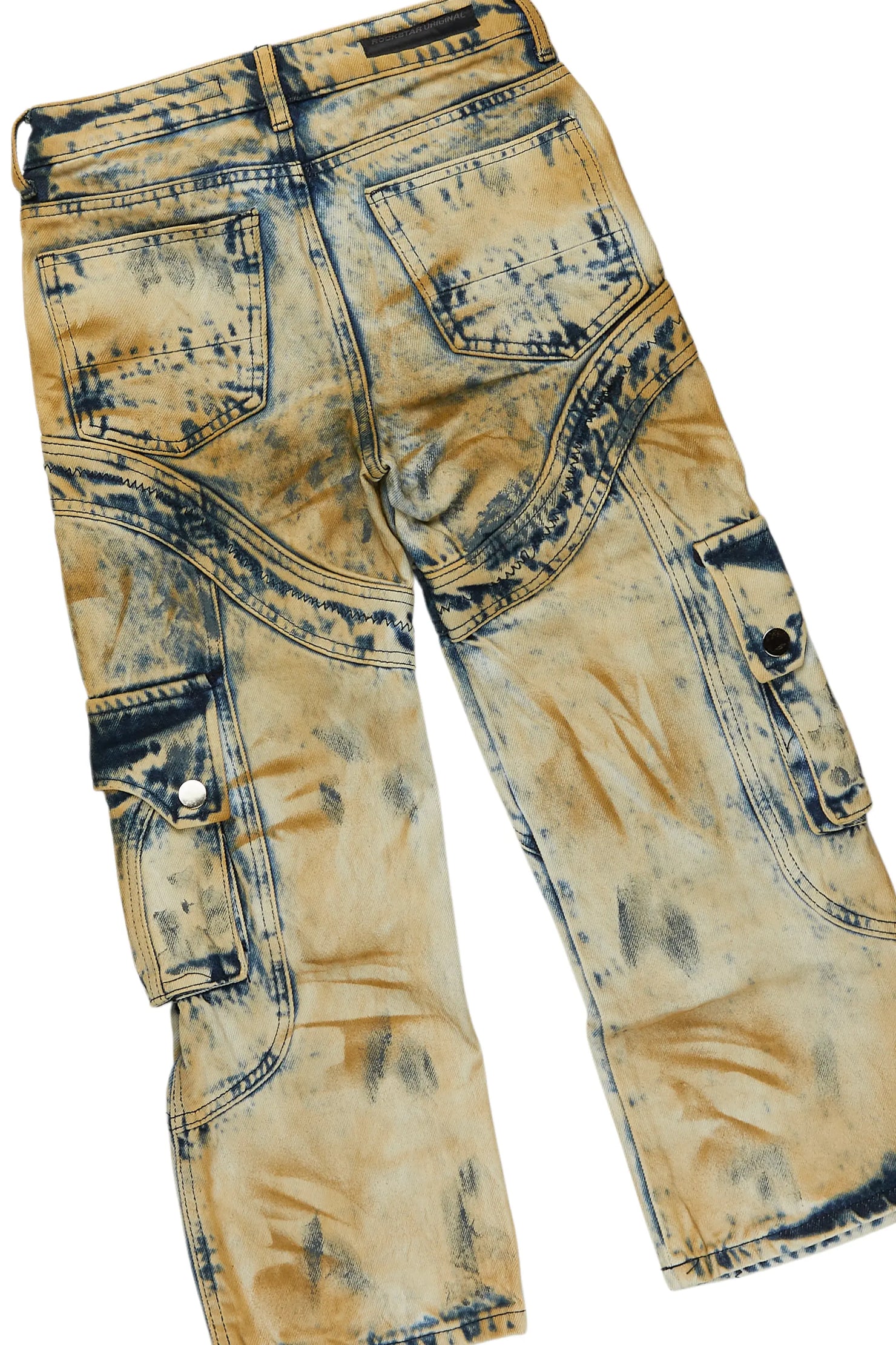 Boys Amos Navy Hoodie/Baggy Fit Jean Set