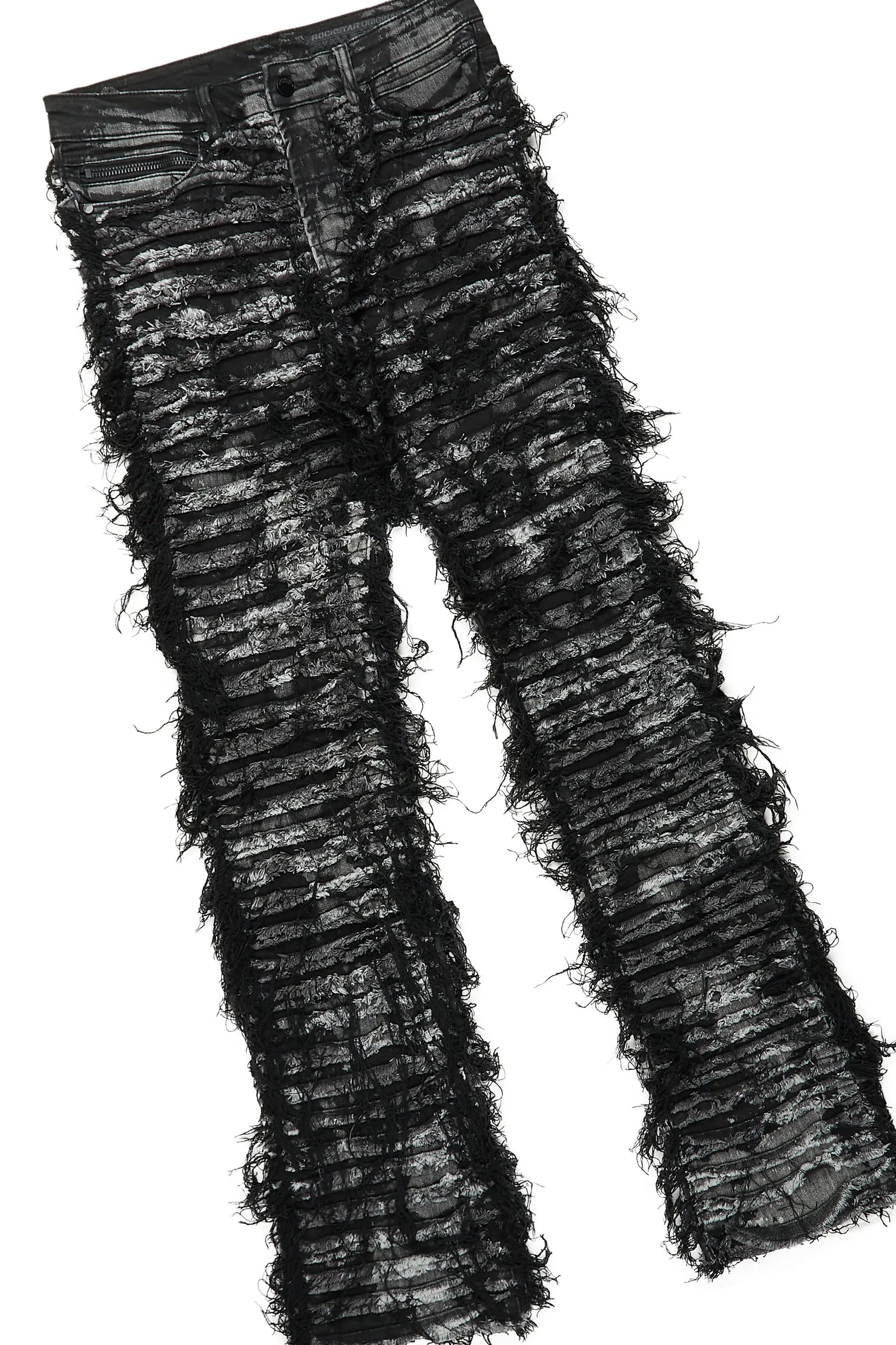 Digital Black T-Shirt & Bossko Stacked Flare Jean Bundle