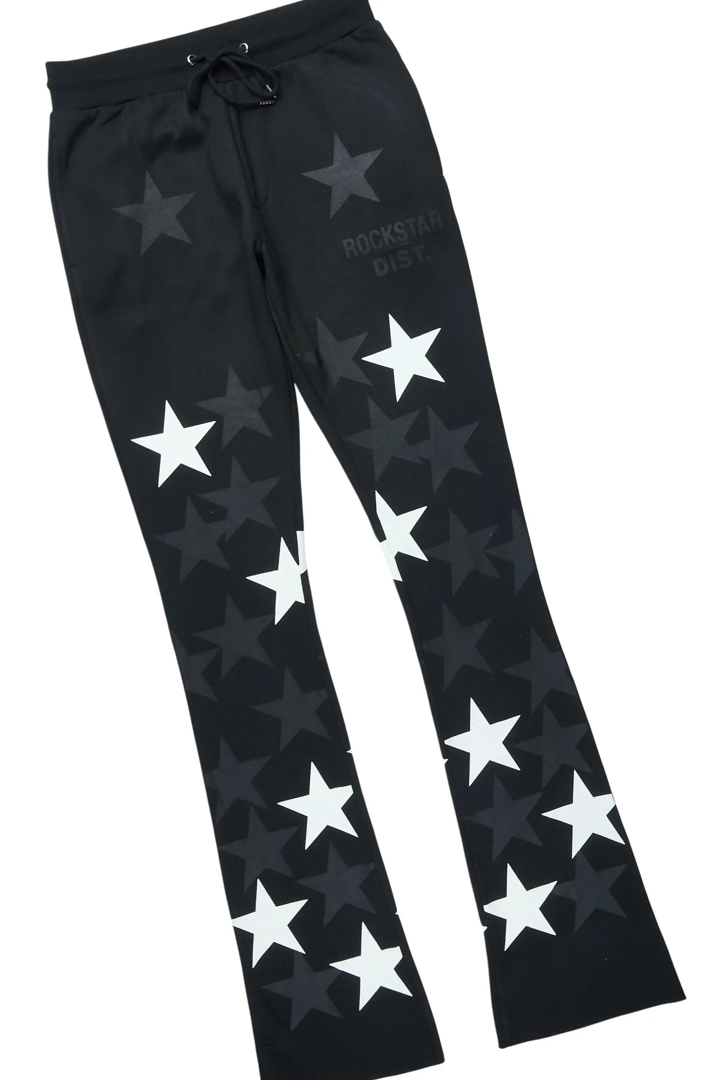 Starlane Black/White Hoodie Stacked Flare Fit Track Set