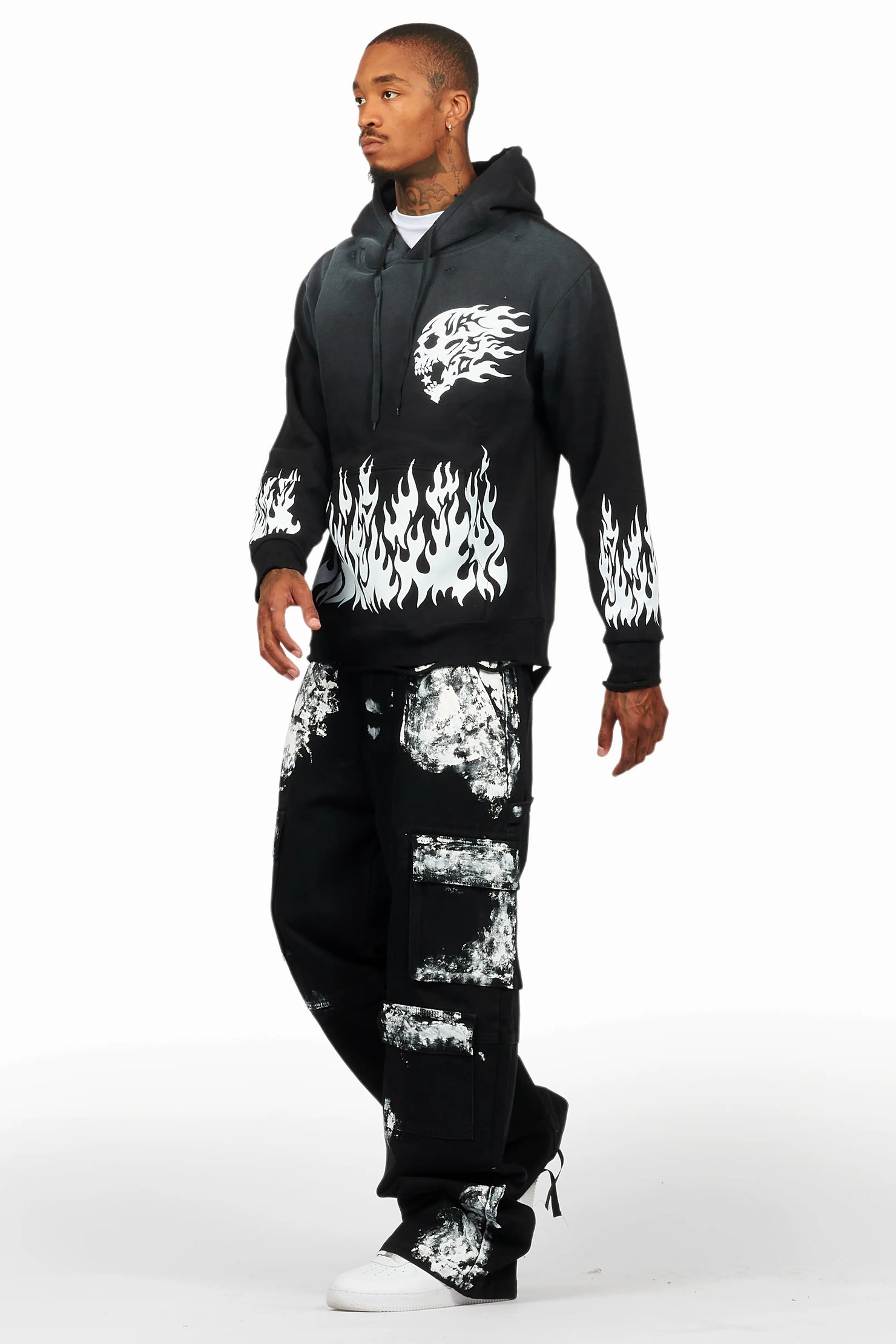 Bubble Black Hoodie & Baha Baggy Fit Jean Bundle