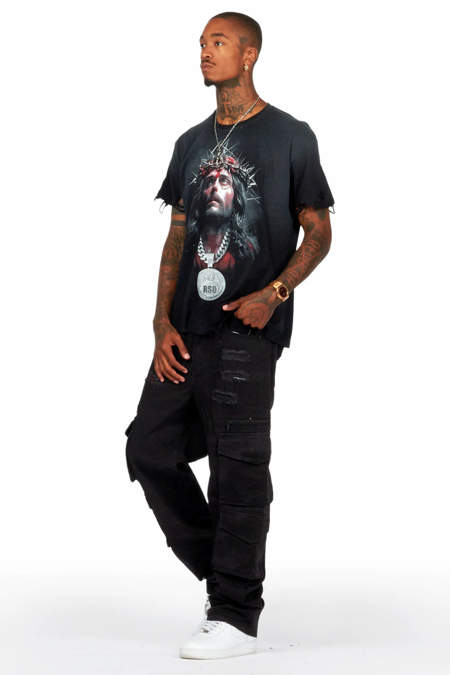 Kostini Dark Grey Baggy Fit Jean