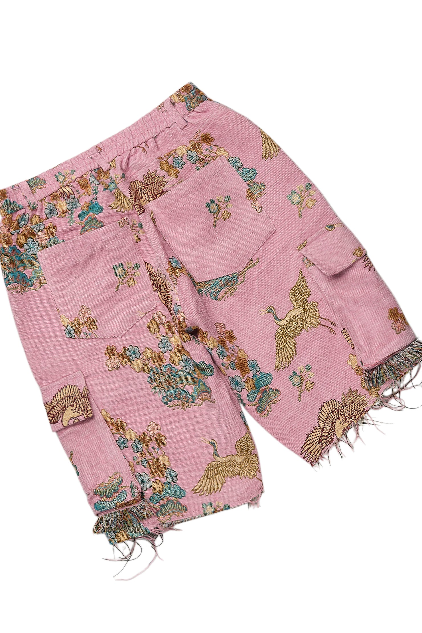 Vatasha White/Pink T-Shirt Short Set