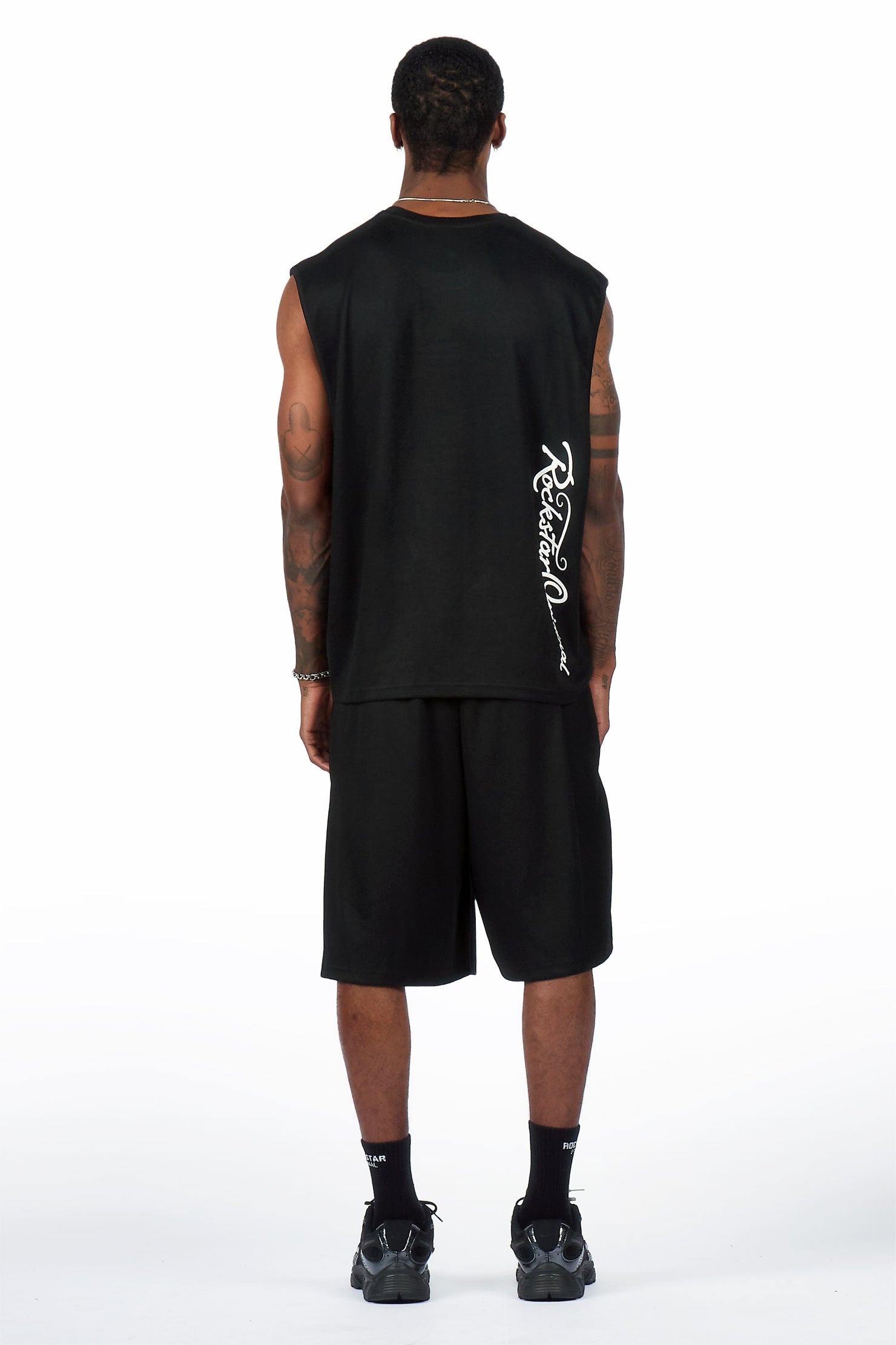 Levinson Black Muscle Tee/Short Set