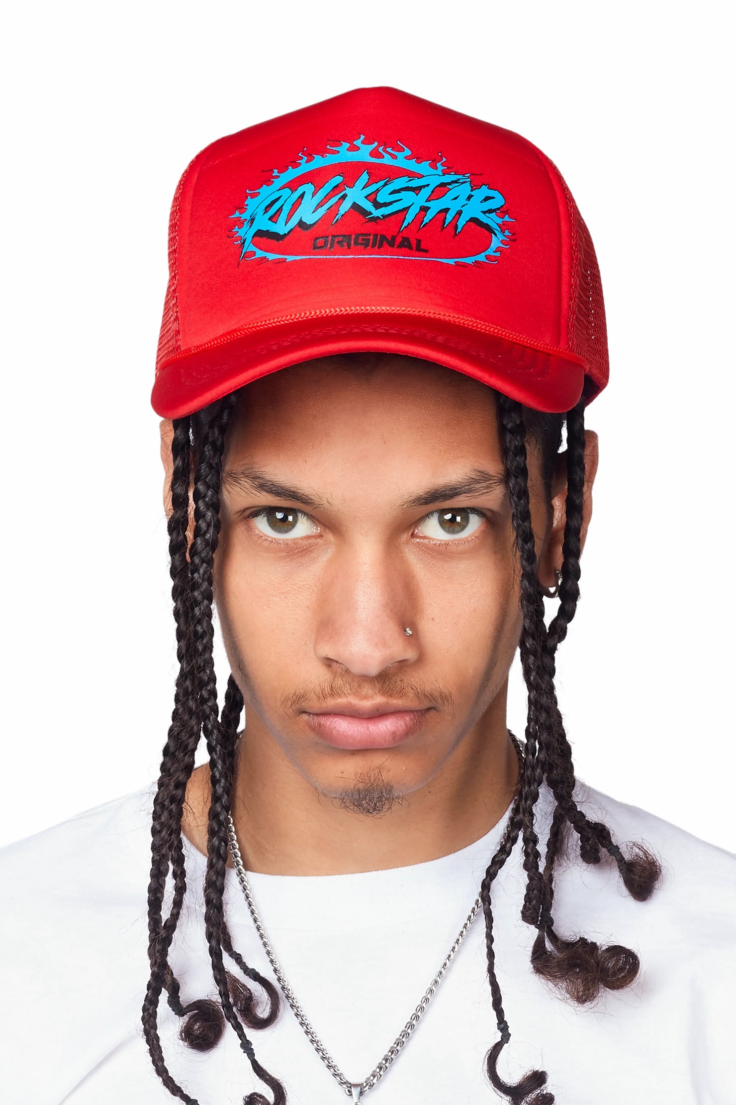 Kemp Red Graphic Trucker Hat