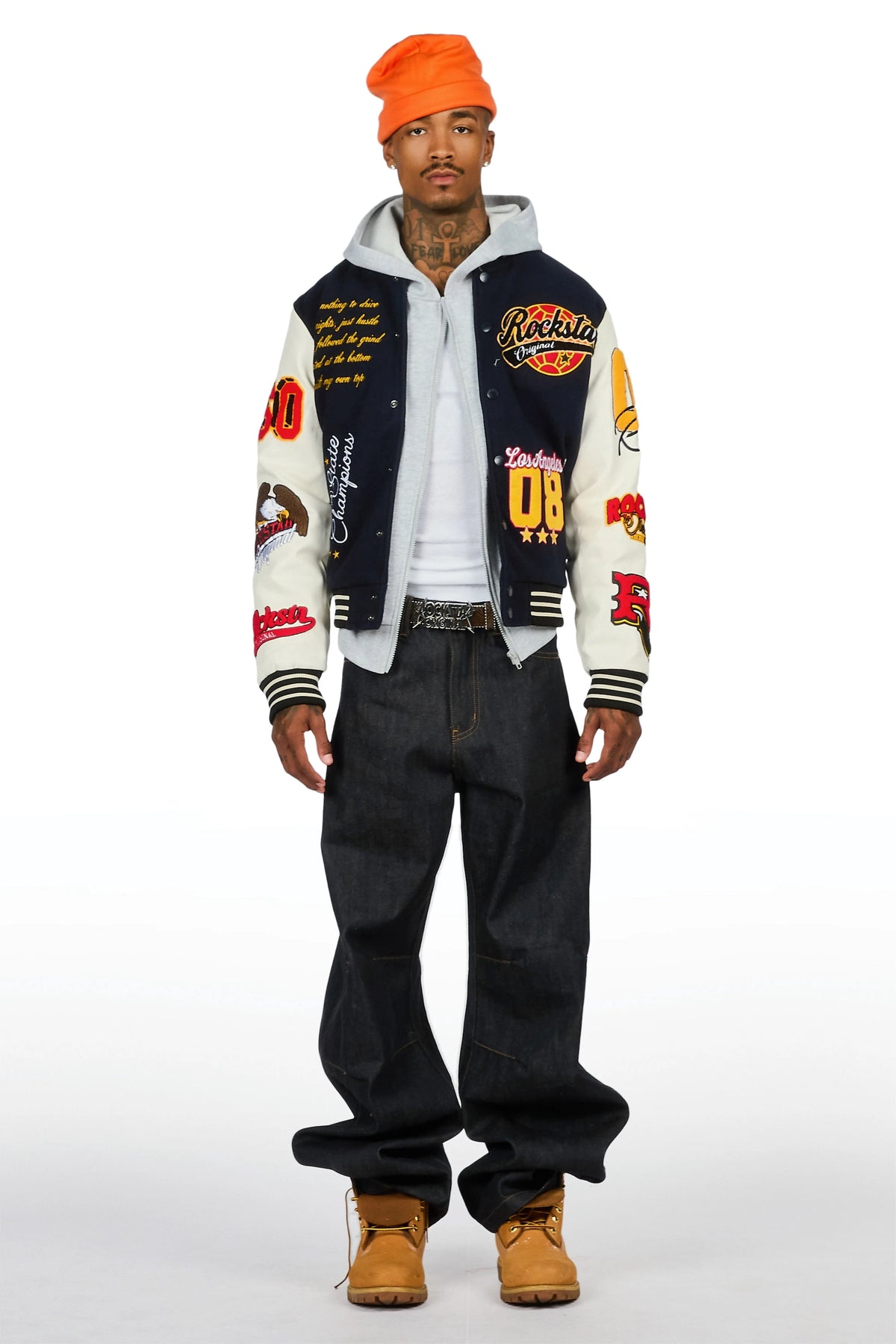 Fame Raw Blue Barrel Fit Jean