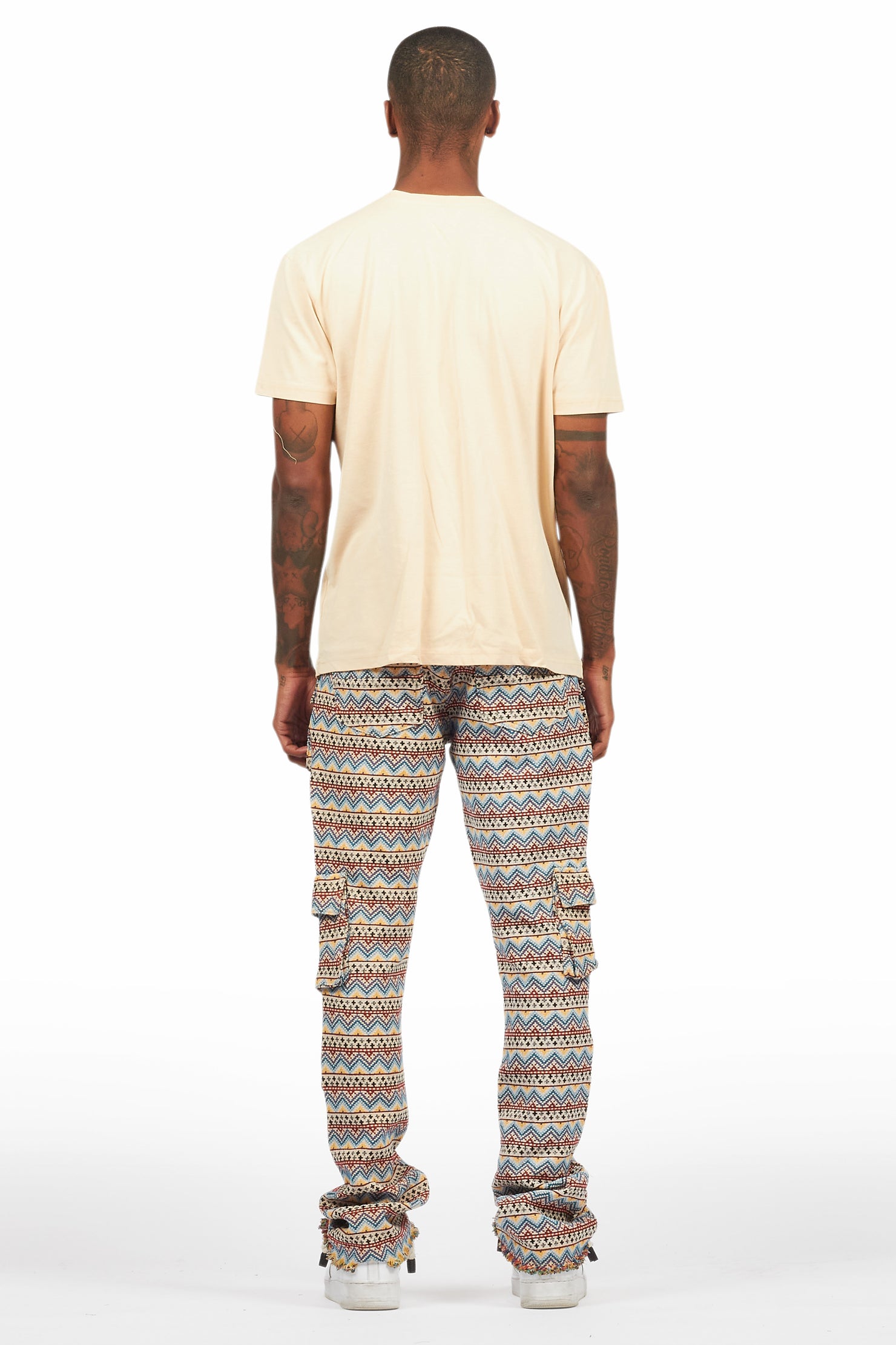 Kip Vintage Sand Graphic T-Shirt/Zierry Multi Tapestry Jean Bundle