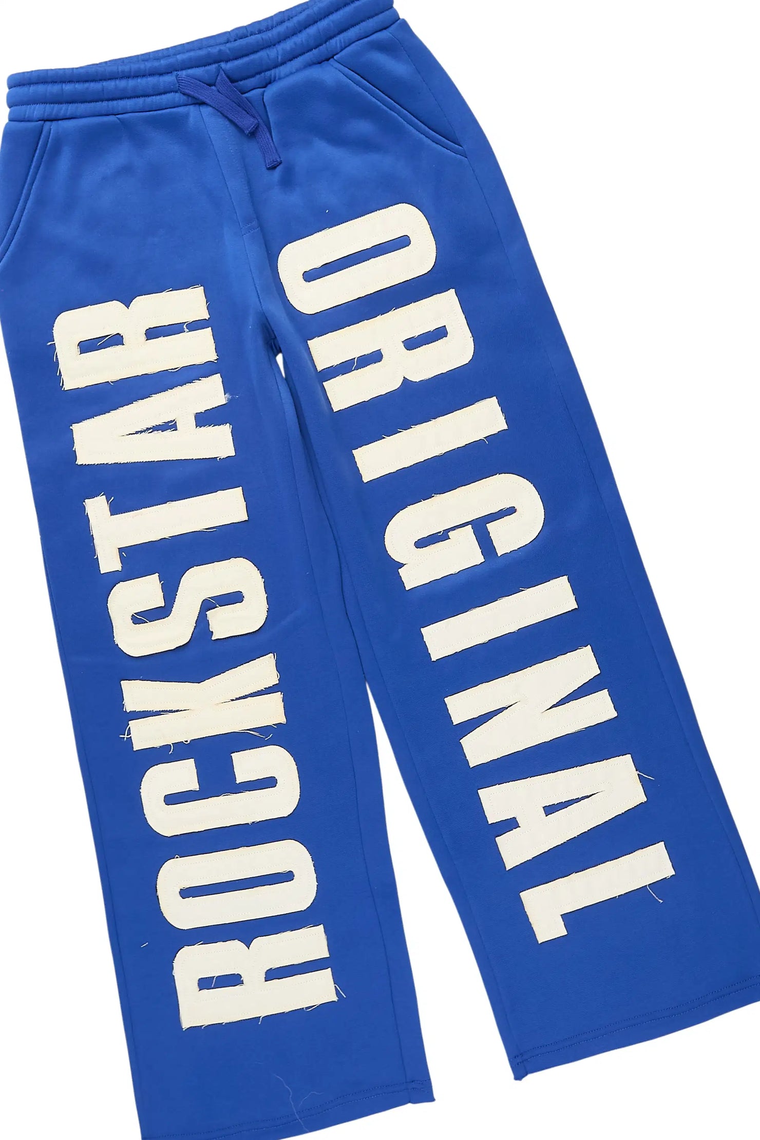 Ashira Royal Blue Baggy Fit Zip Up Track Set