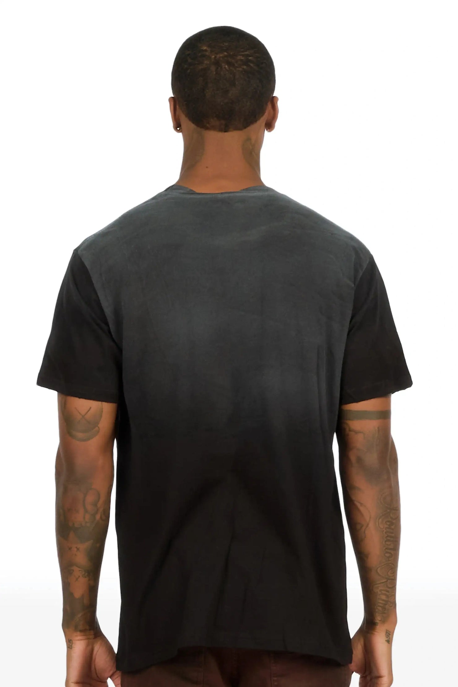 Enclarde Black Oversized Graphic T-Shirt