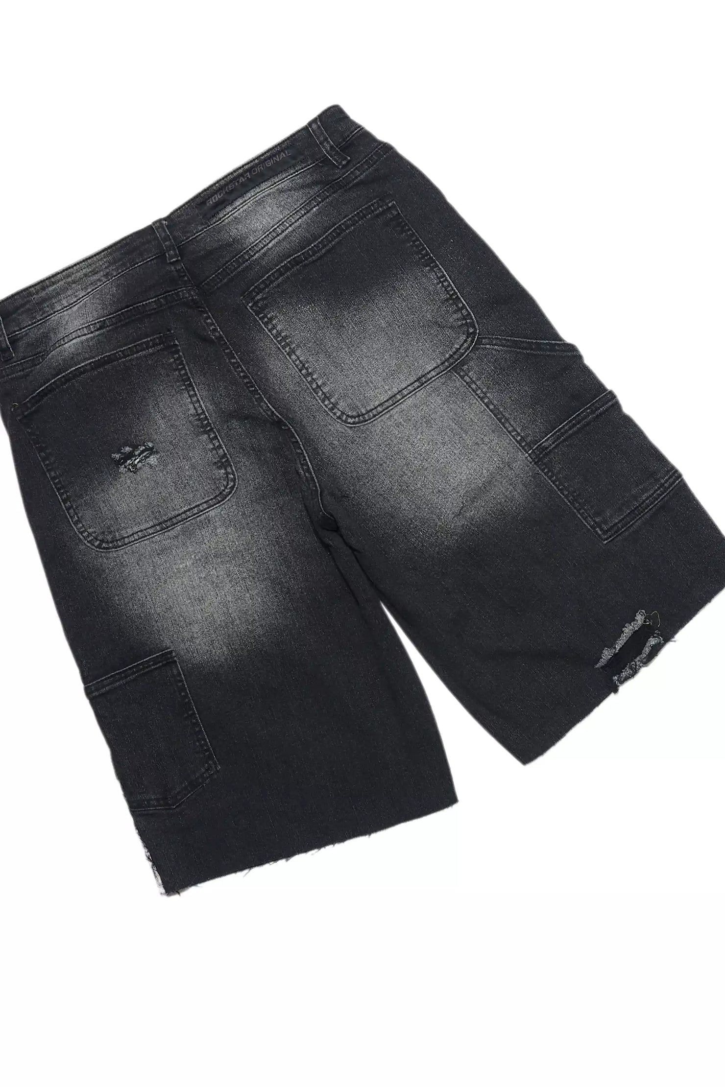 Balius Black T-Shirt/Denim Short Set