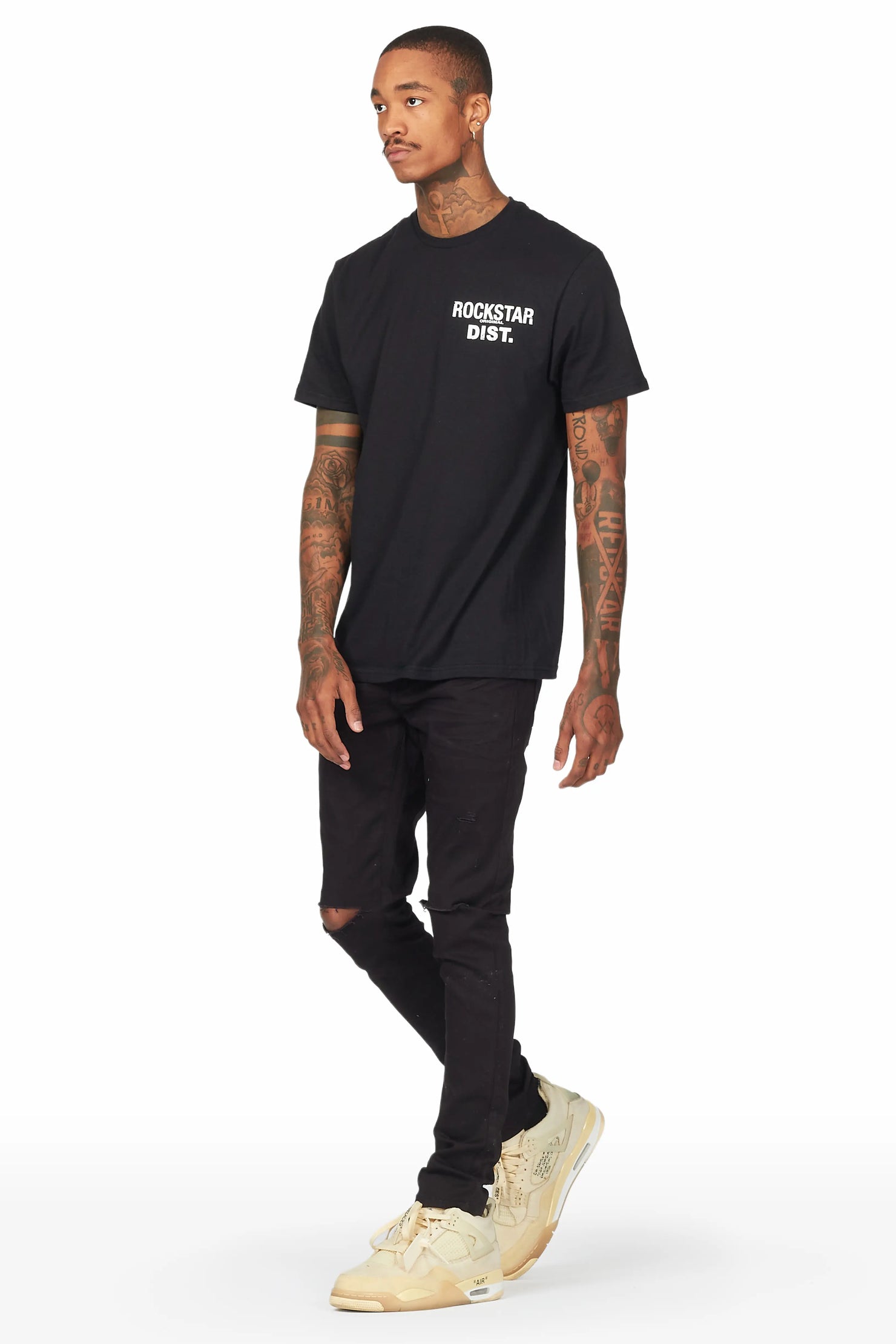 Lake Black/White T-Shirt/Slim Fit Jean Bundle