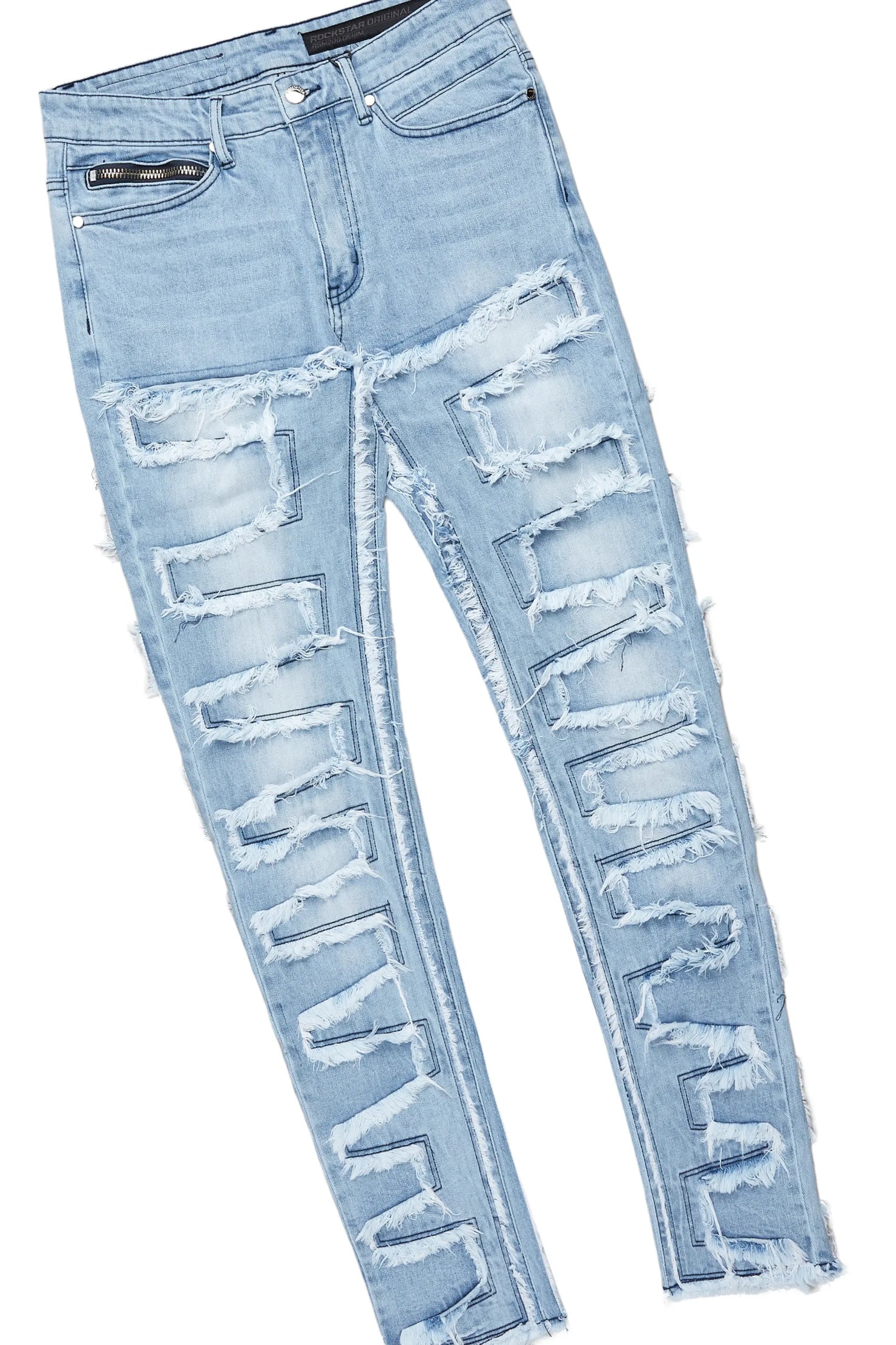 Yooz Hoodie Grey/Blue & Shake Slim Fit Jean Bundle