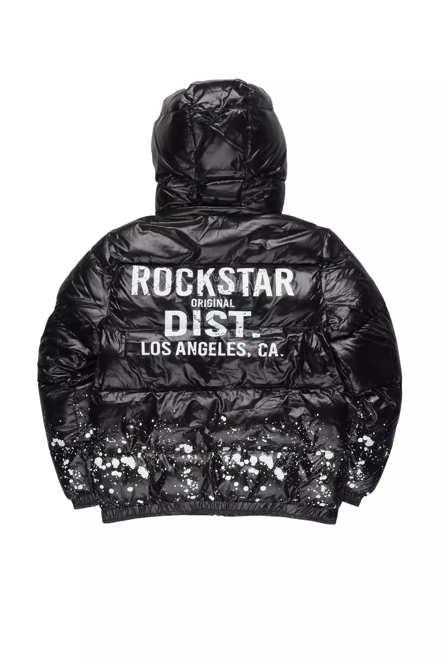 Boys Raffer Black Puffer Jacket