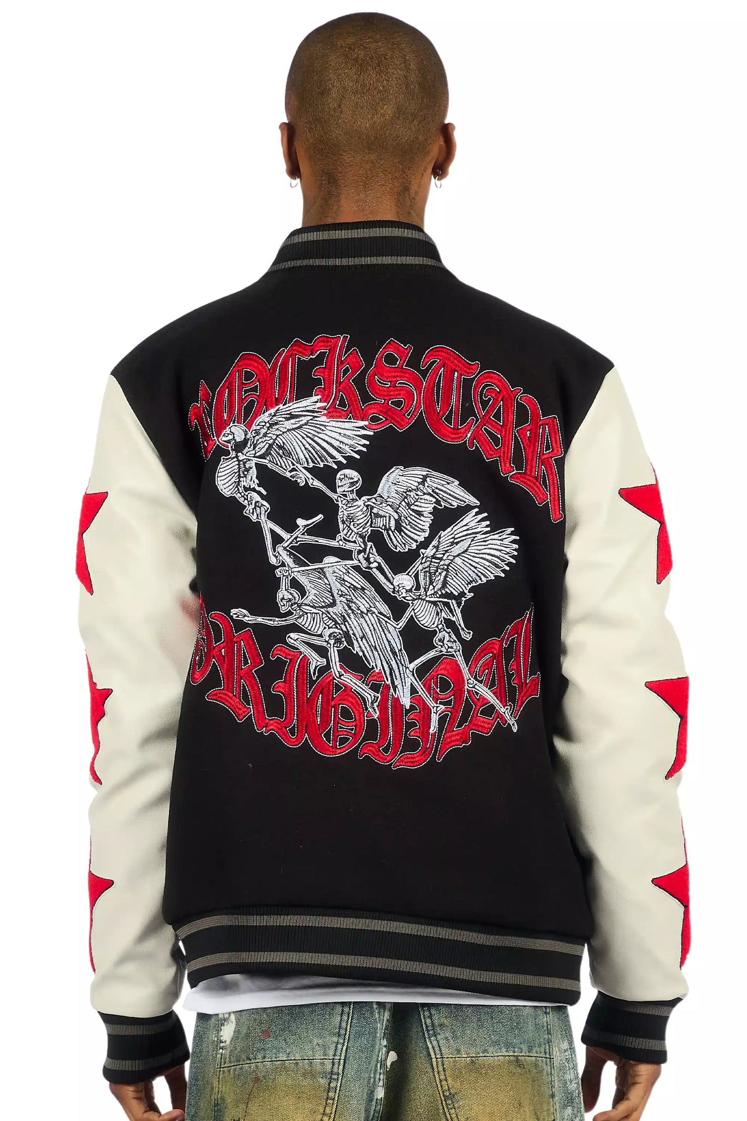 Zadok Black Varsity Jacket