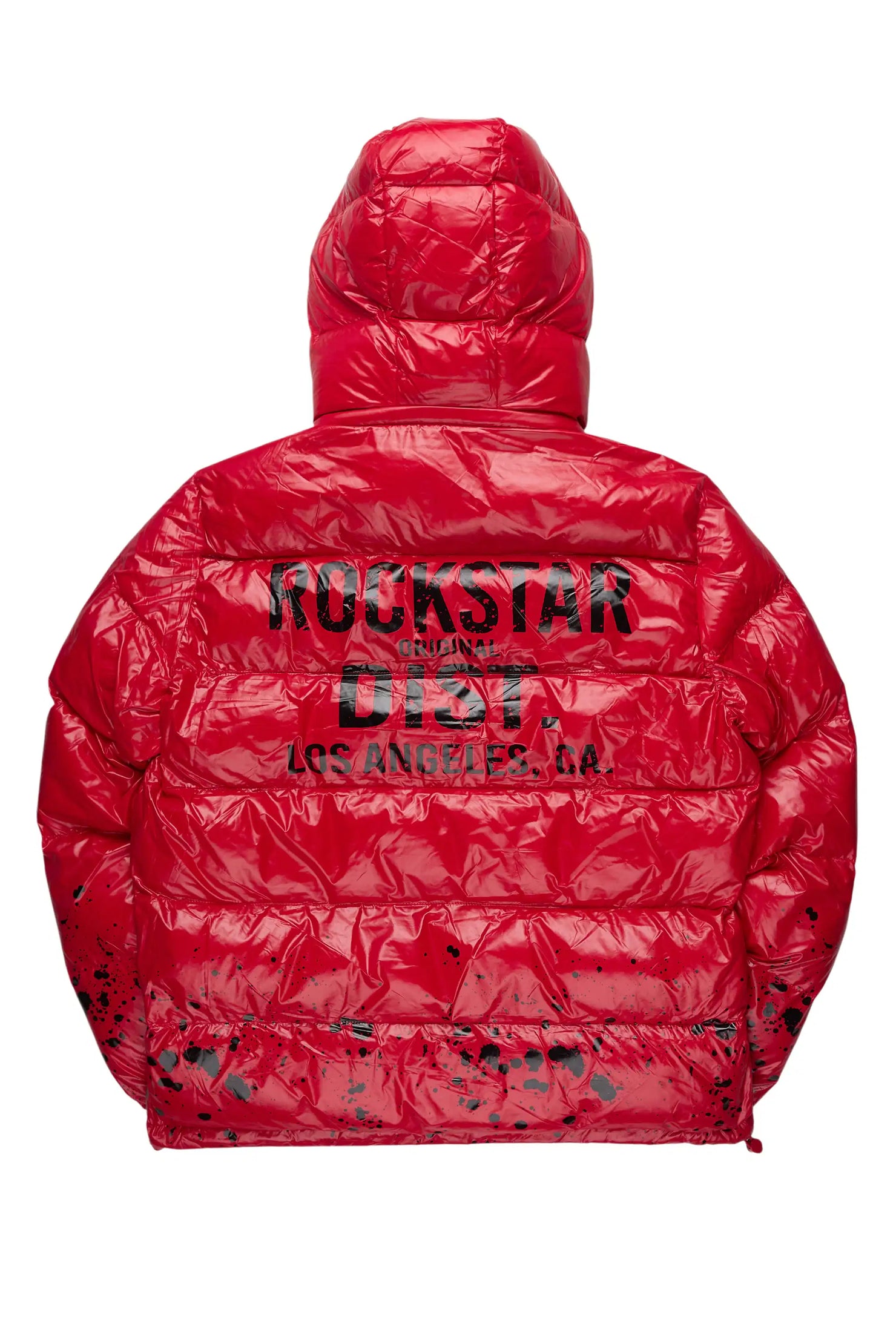 Raffer Red Heavy Puffer Jacket