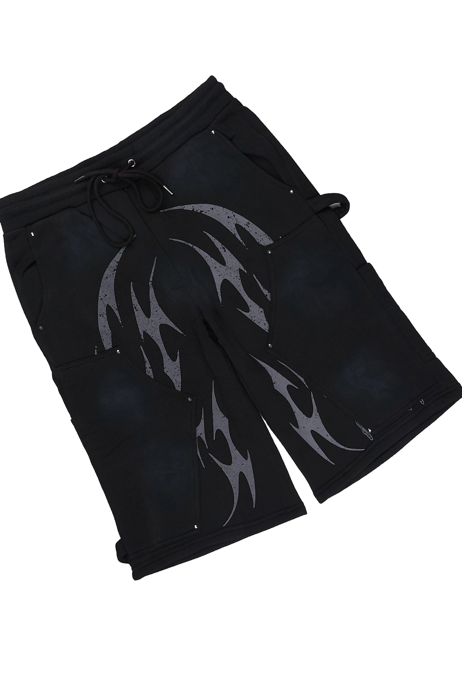 Jett Black T-Shirt/Jort Set