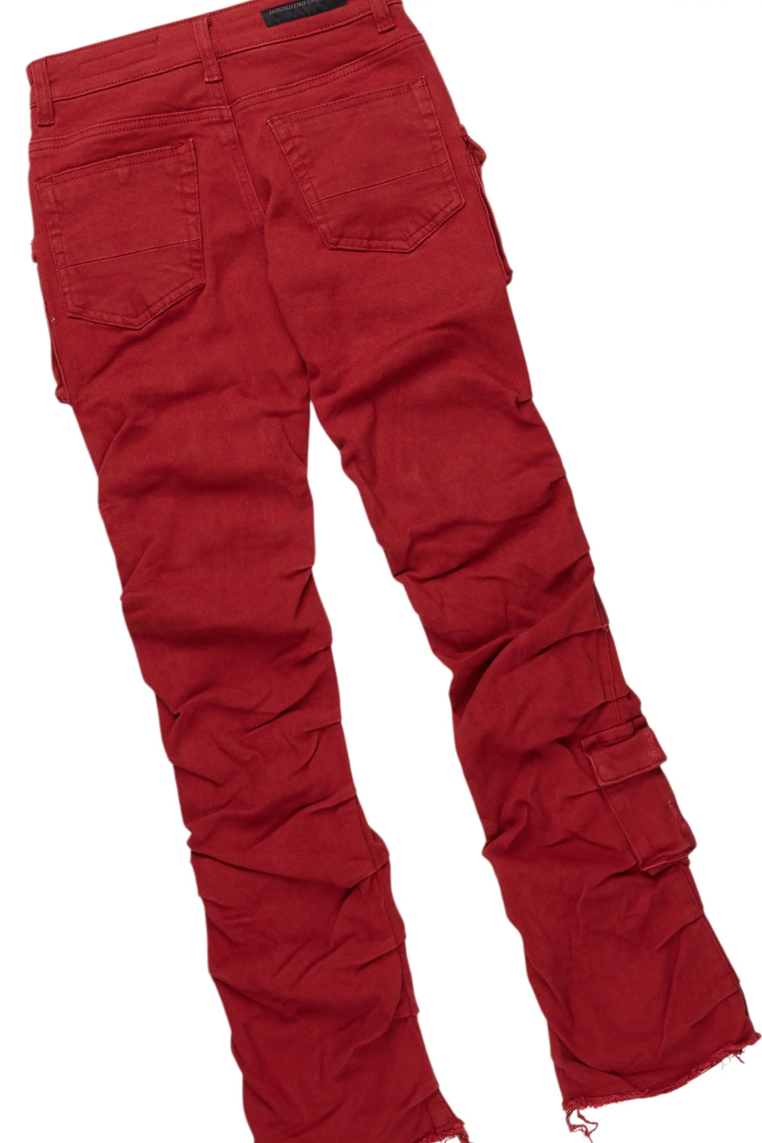 Boys Soweto Vintage Black/Red Hoodie/Stack Flare Jean Set