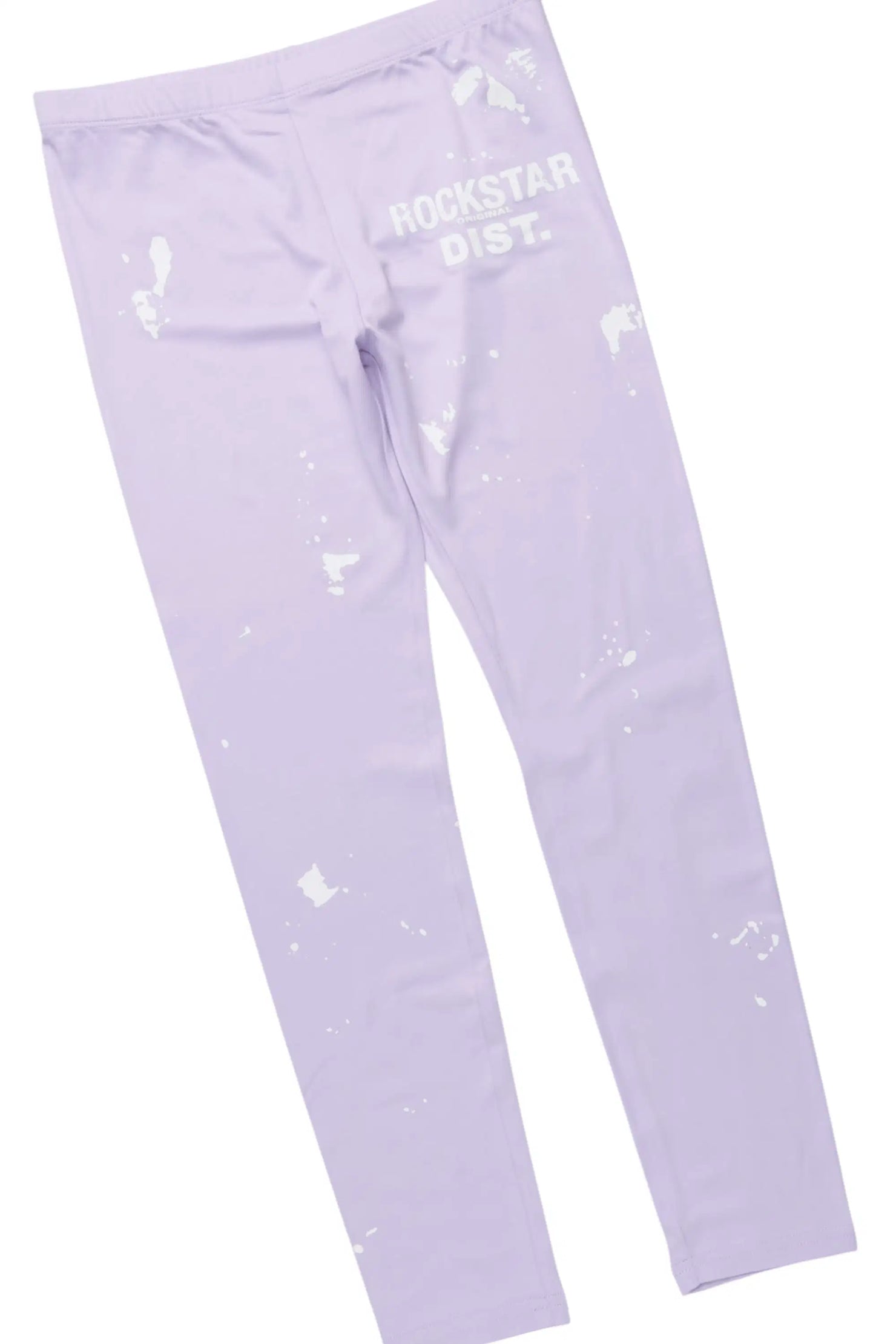 Girls Living For It Lavender Long Sleeve Lounge Set