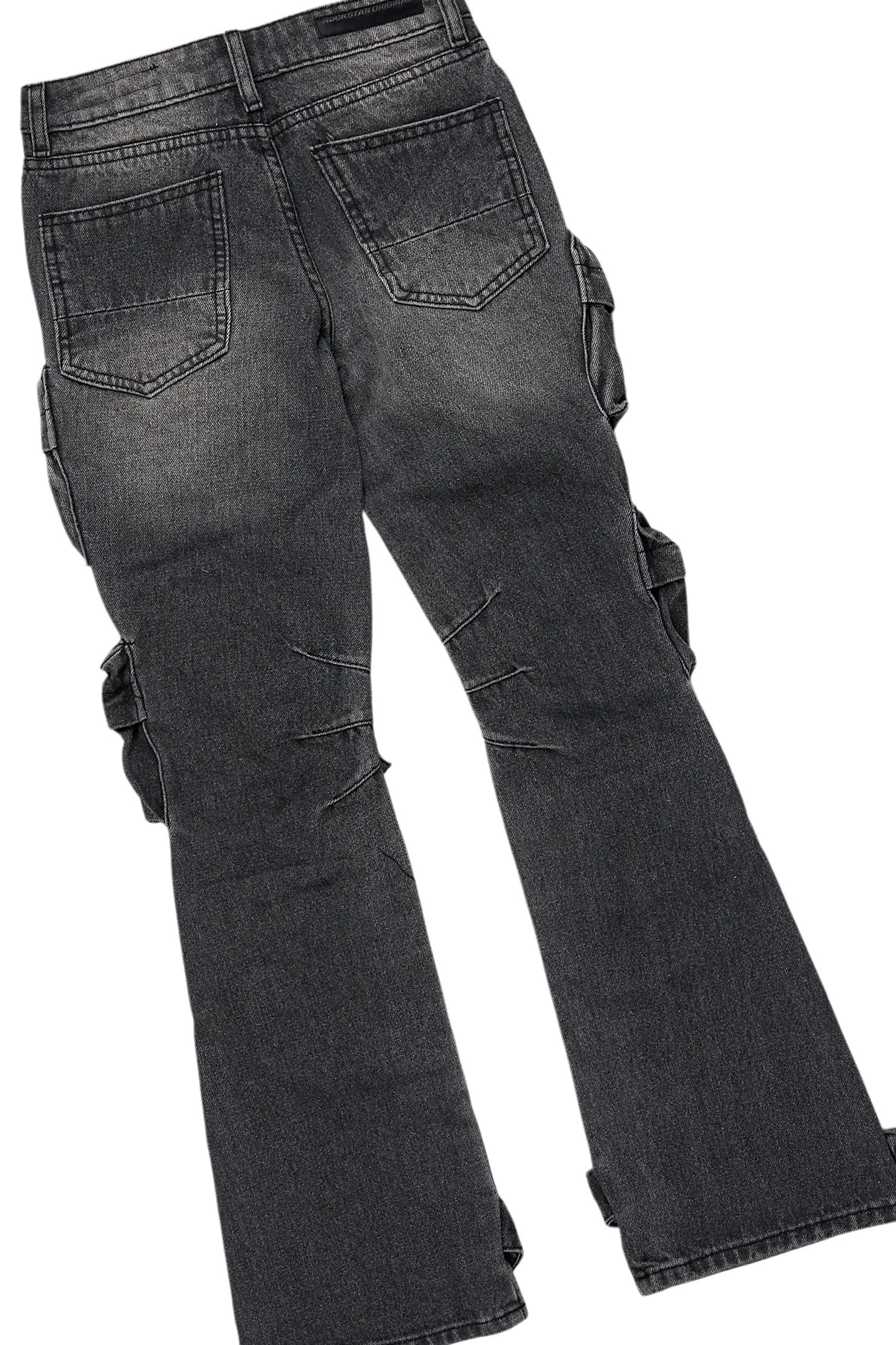 Boys White Lambo T-Shirt/Baggy Fit Jean Set