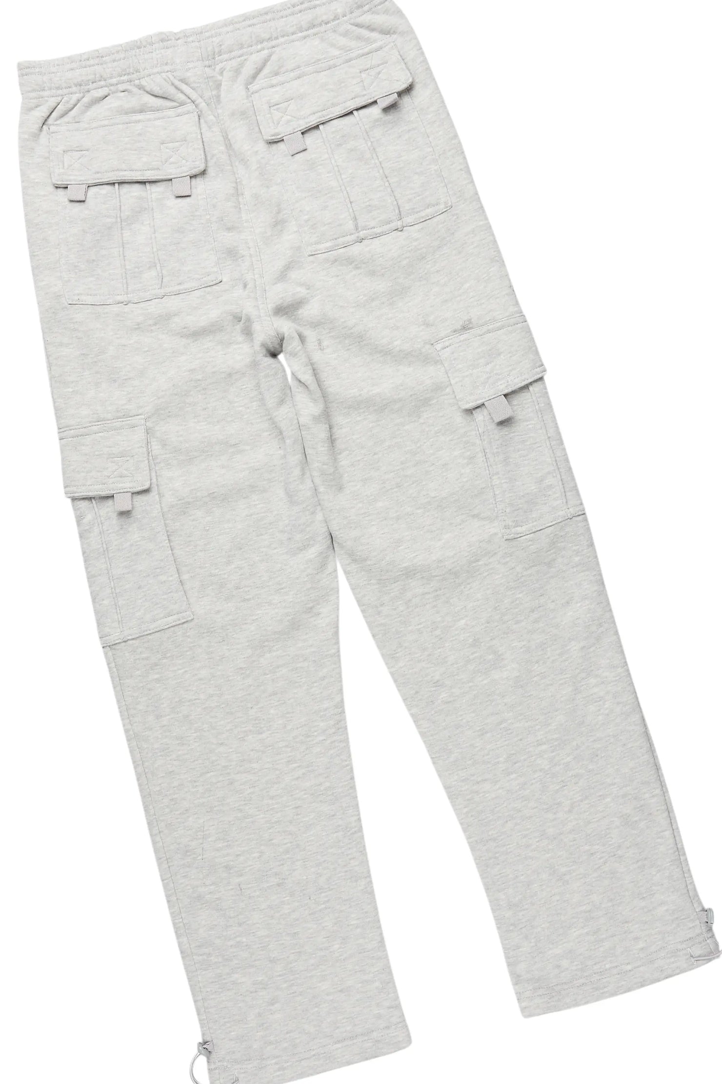 Raffer Heather Grey Hoodie/Cargo Sweat Pant Set