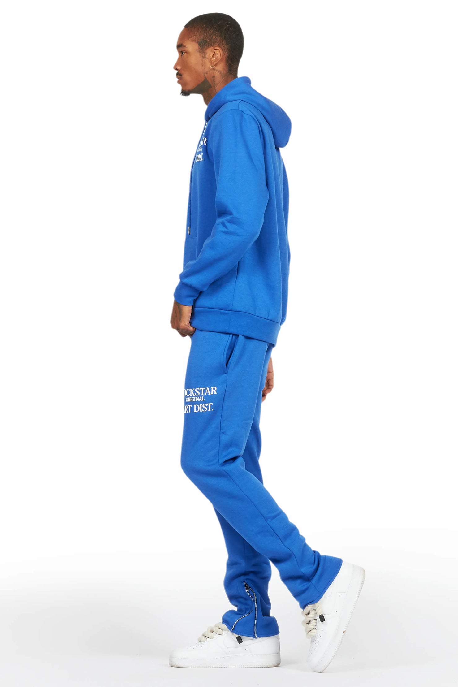 Briggs Royal Blue Hoodie/Slim Fit Track Set