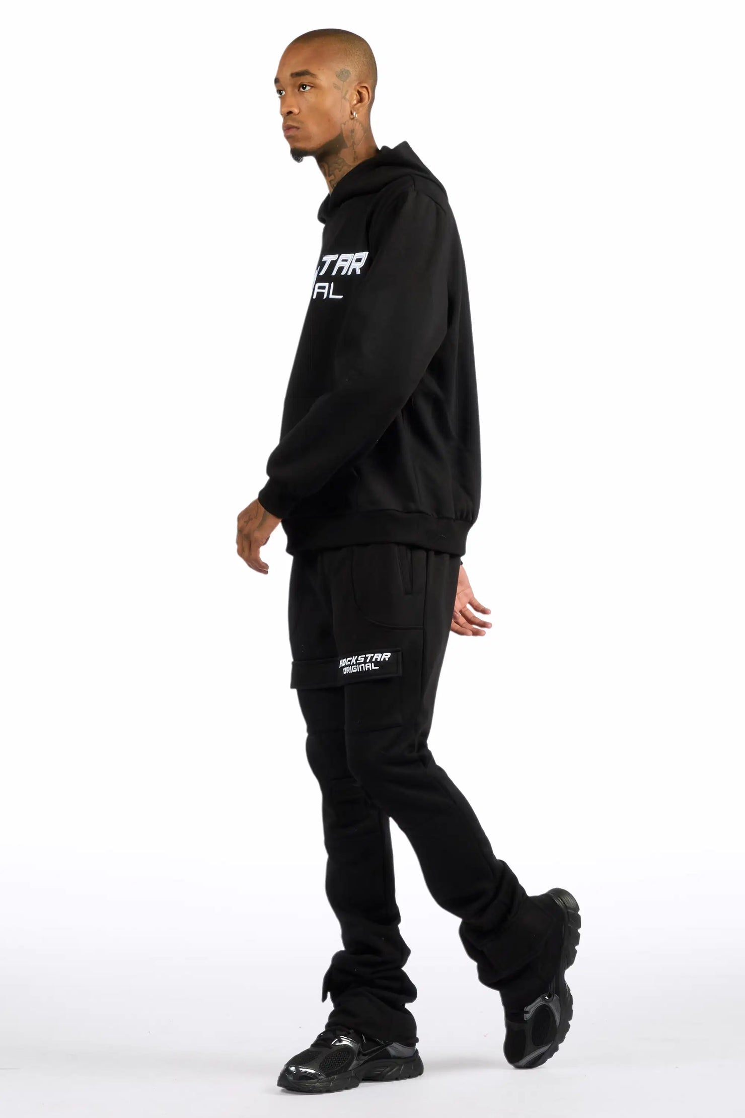 Connor Black Stacked Track Set