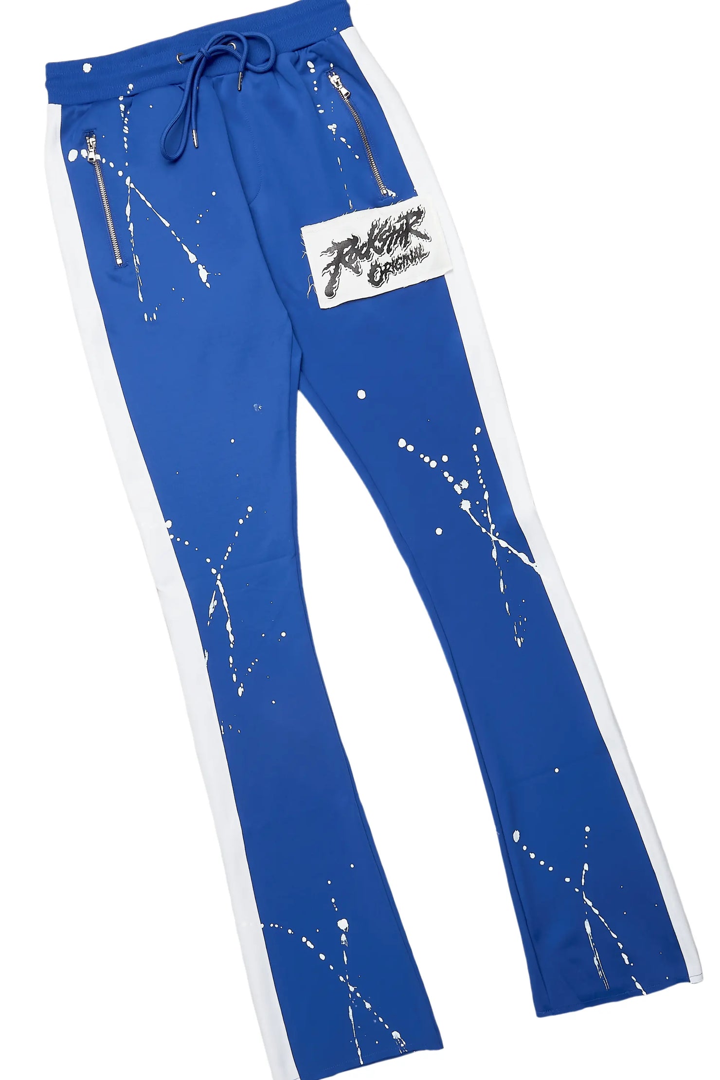 Bubble White/Royal T-Shirt/Stacked Flare Track Set