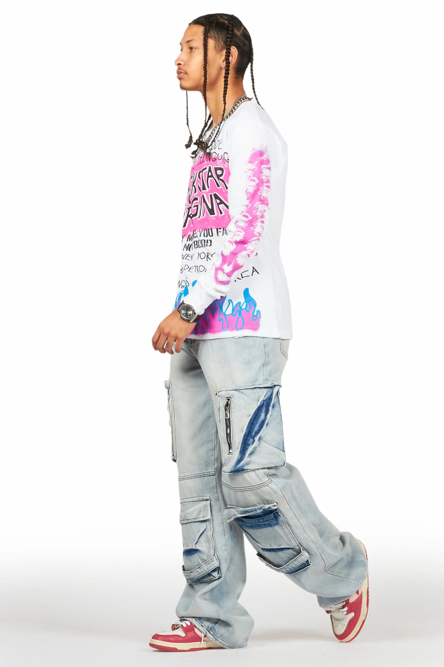 Esben Blue Baggy Fit Jean