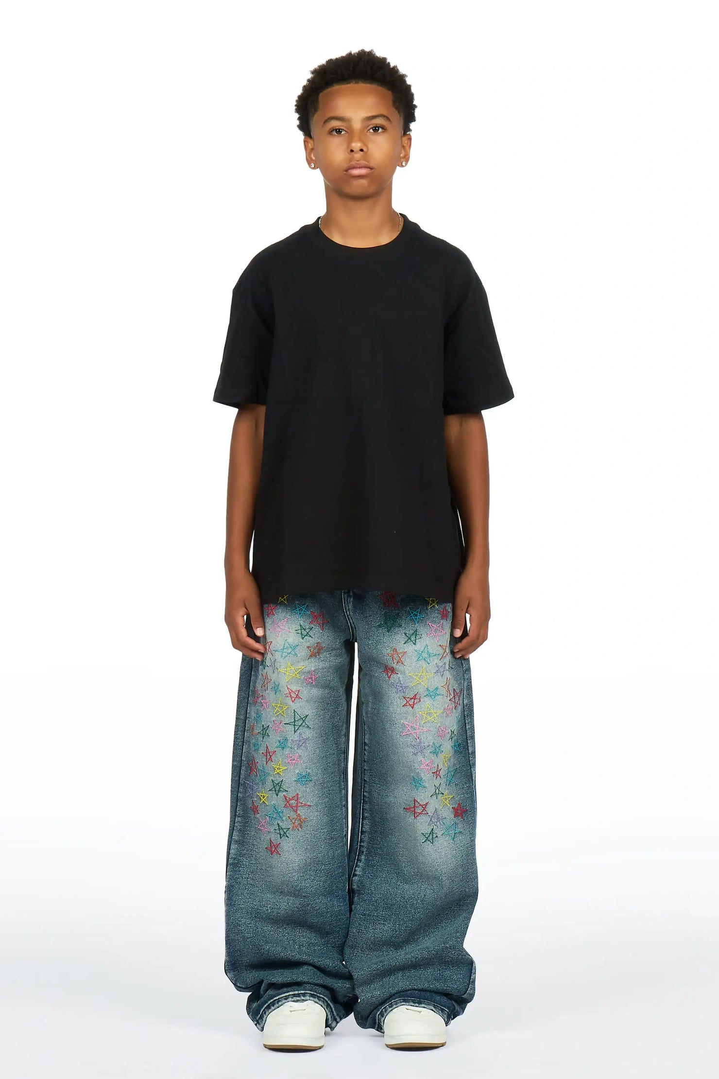 Boys Levi Denim Wash Baggy Fit Jean