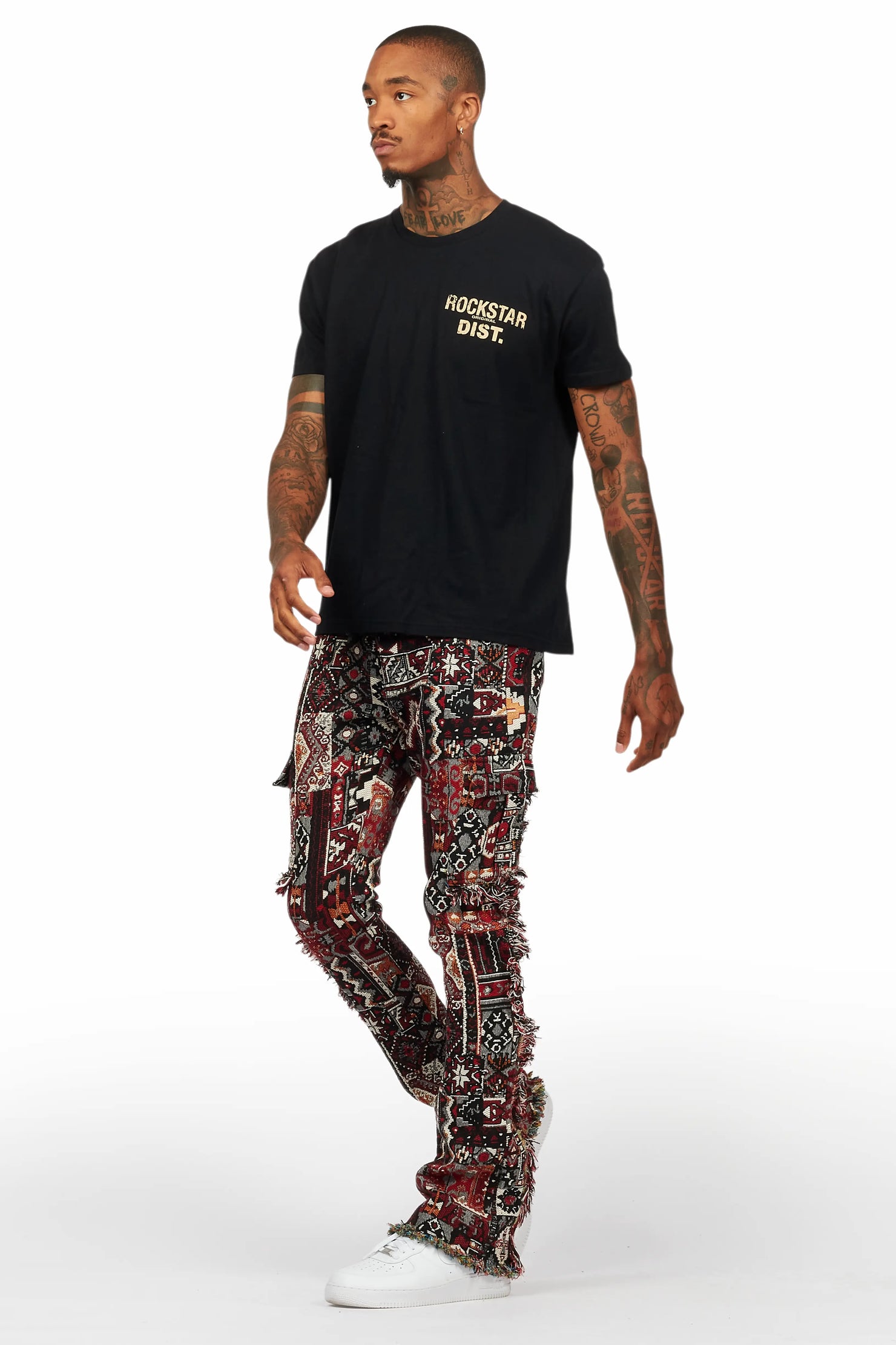 Lake Black/Beige T-Shirt/Tapestry Jean Bundle