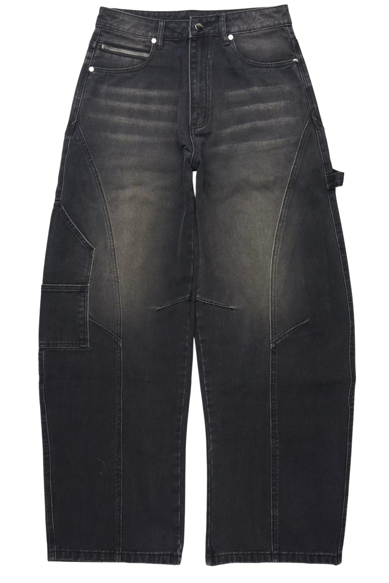 Malix Dark Grey Barrel fit Jean
