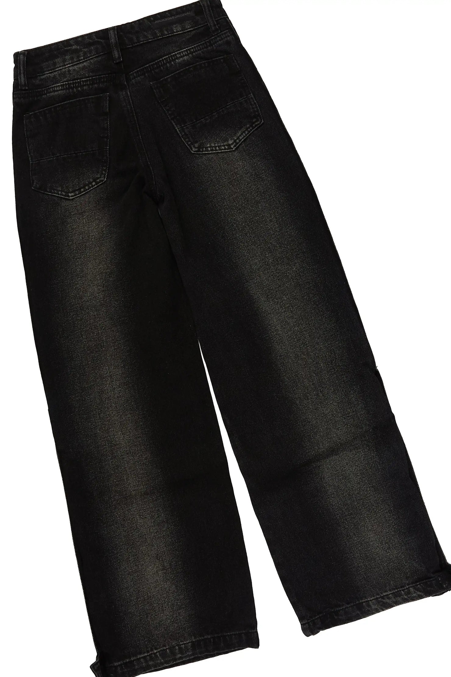 Boys Zeus Charcoal/Dark Grey Long Sleeve T-Shirt Baggy Painter Jean Set