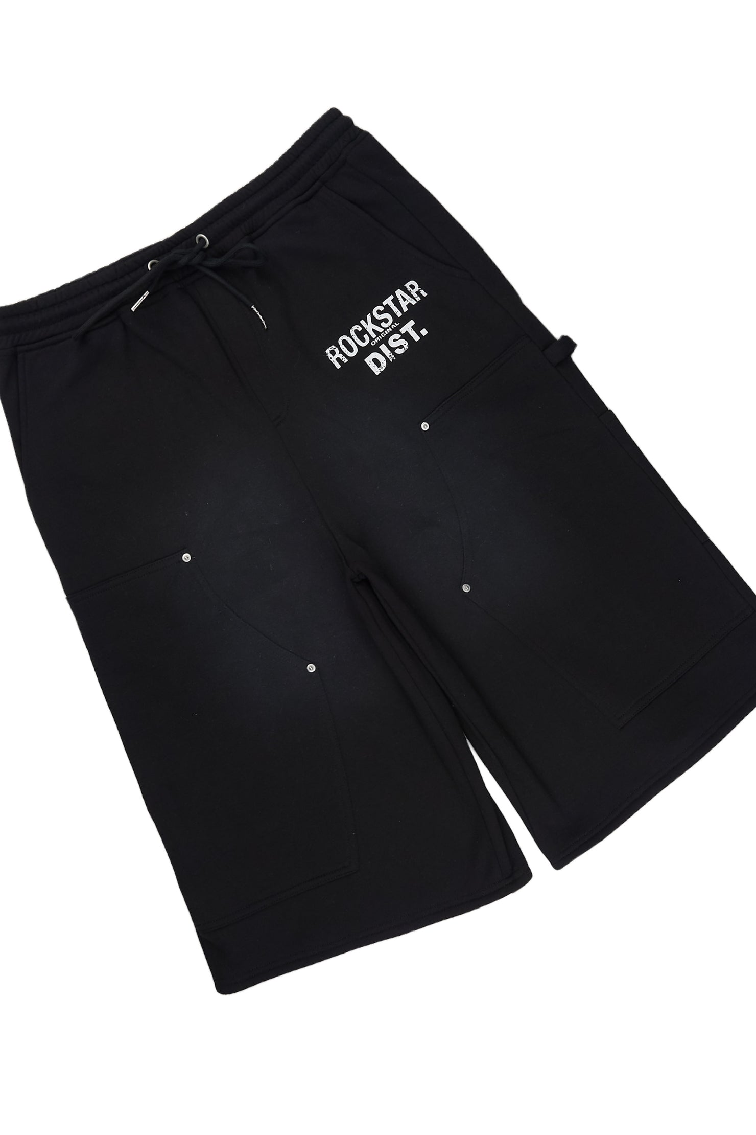 Finn Black T-Shirt Jort Set
