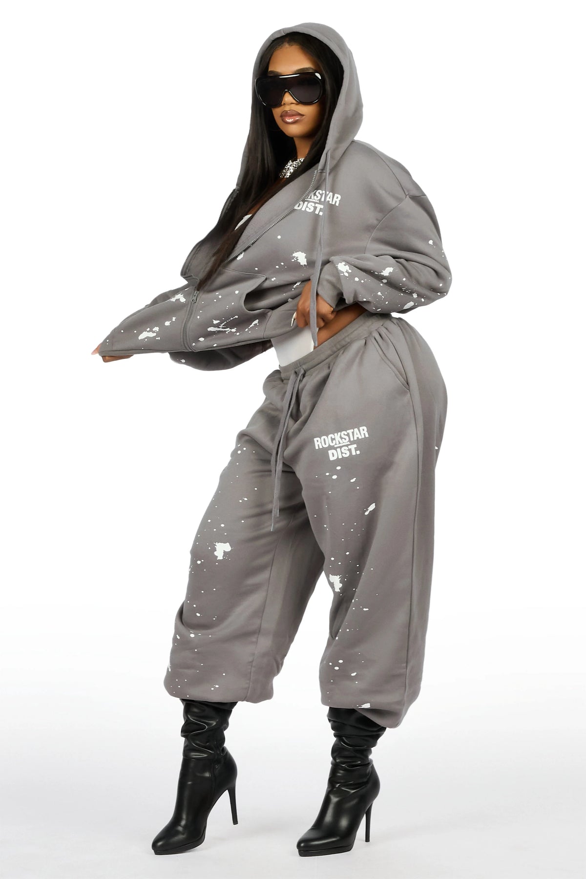Halloway Grey Painted Baggy Track Set