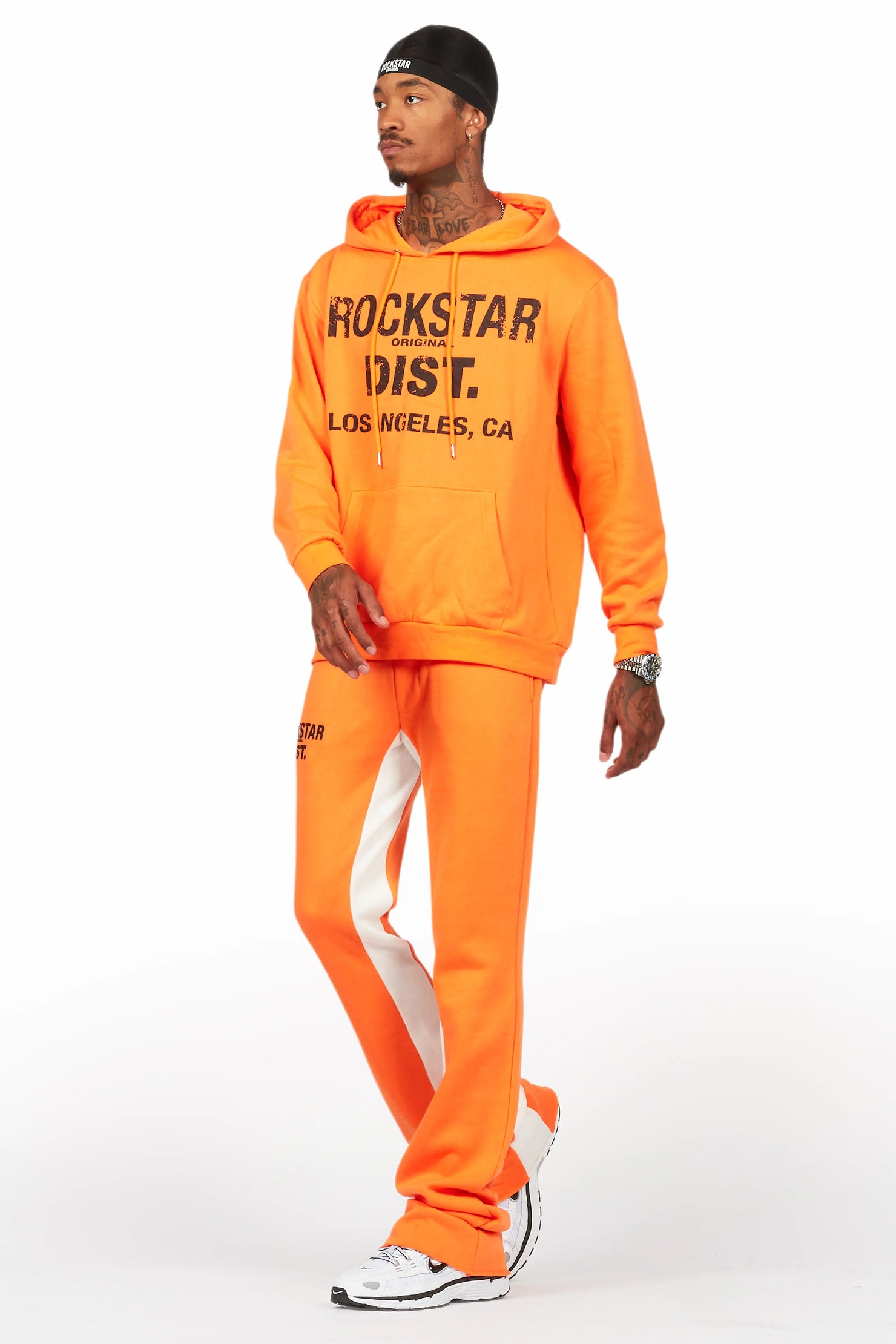 Lake Orange Hoodie/Baggy Track Pant Set
