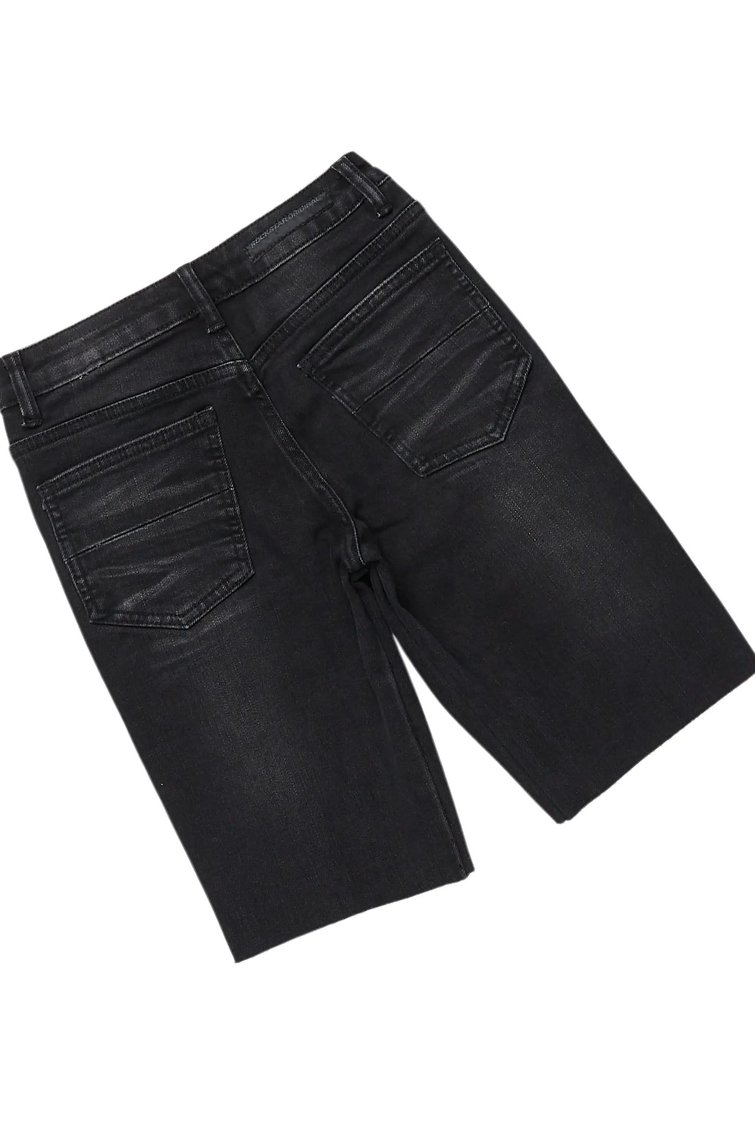 Boys Sava Black/Red T-Shirt/Denim Short Set